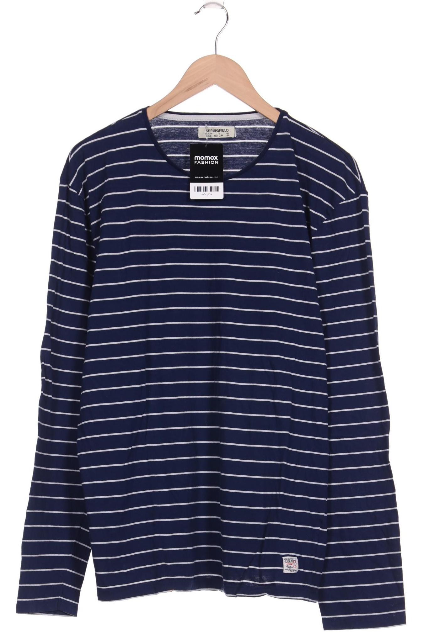 

Springfield Herren Langarmshirt, marineblau, Gr. 44