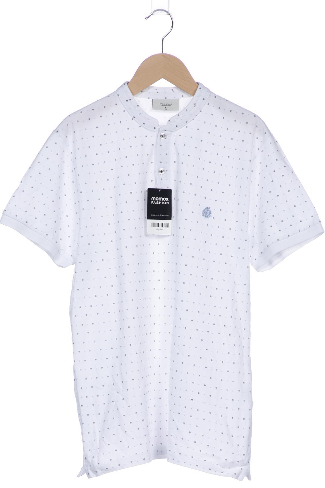 

Springfield Herren Poloshirt, weiß, Gr. 52