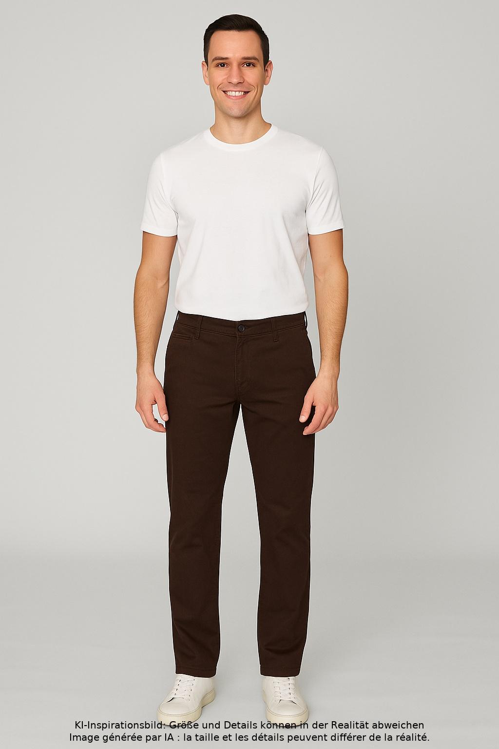 Thumbnail - Springfield Herren Stoffhose, braun, Gr. 34