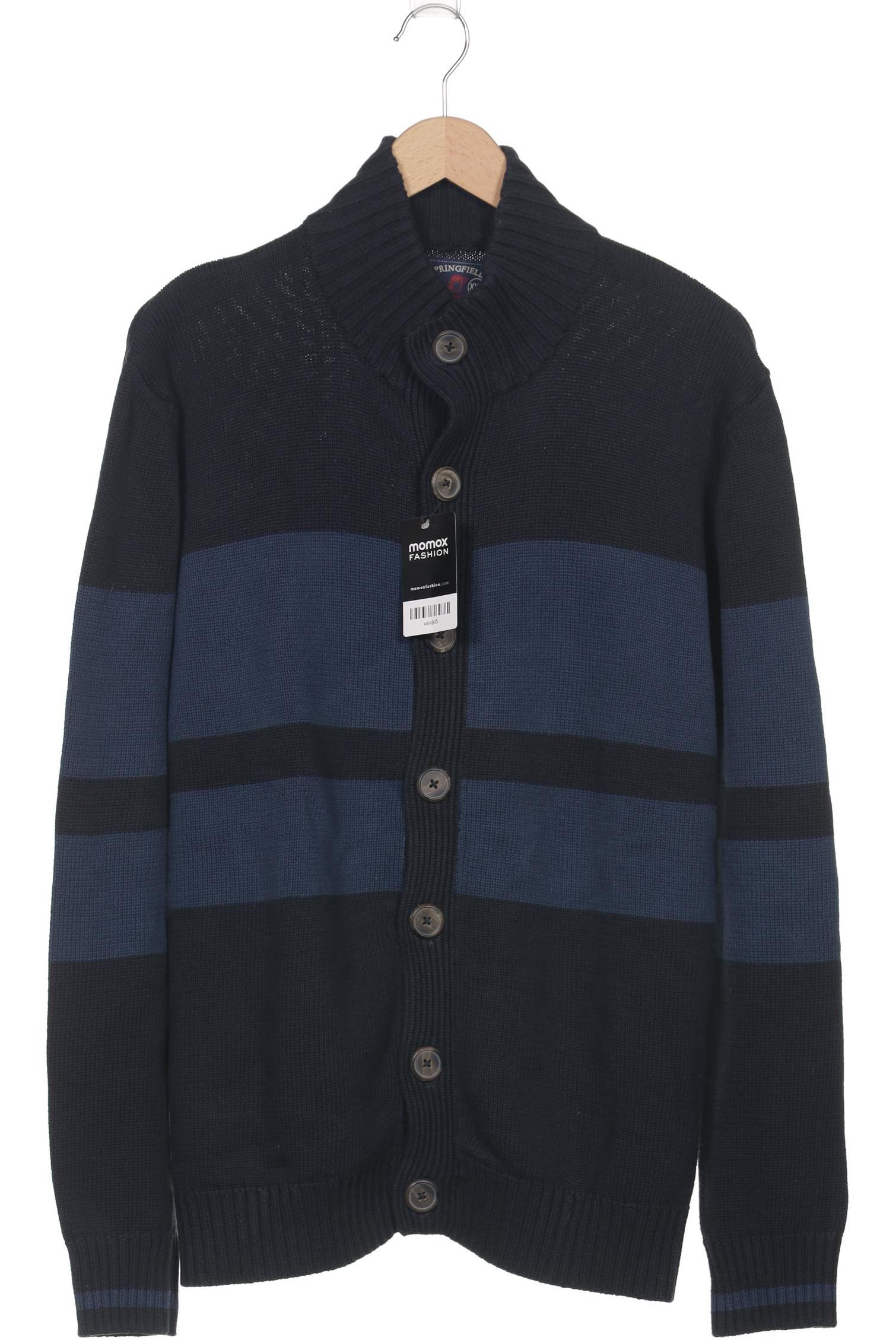 

Springfield Herren Strickjacke, marineblau, Gr. 56