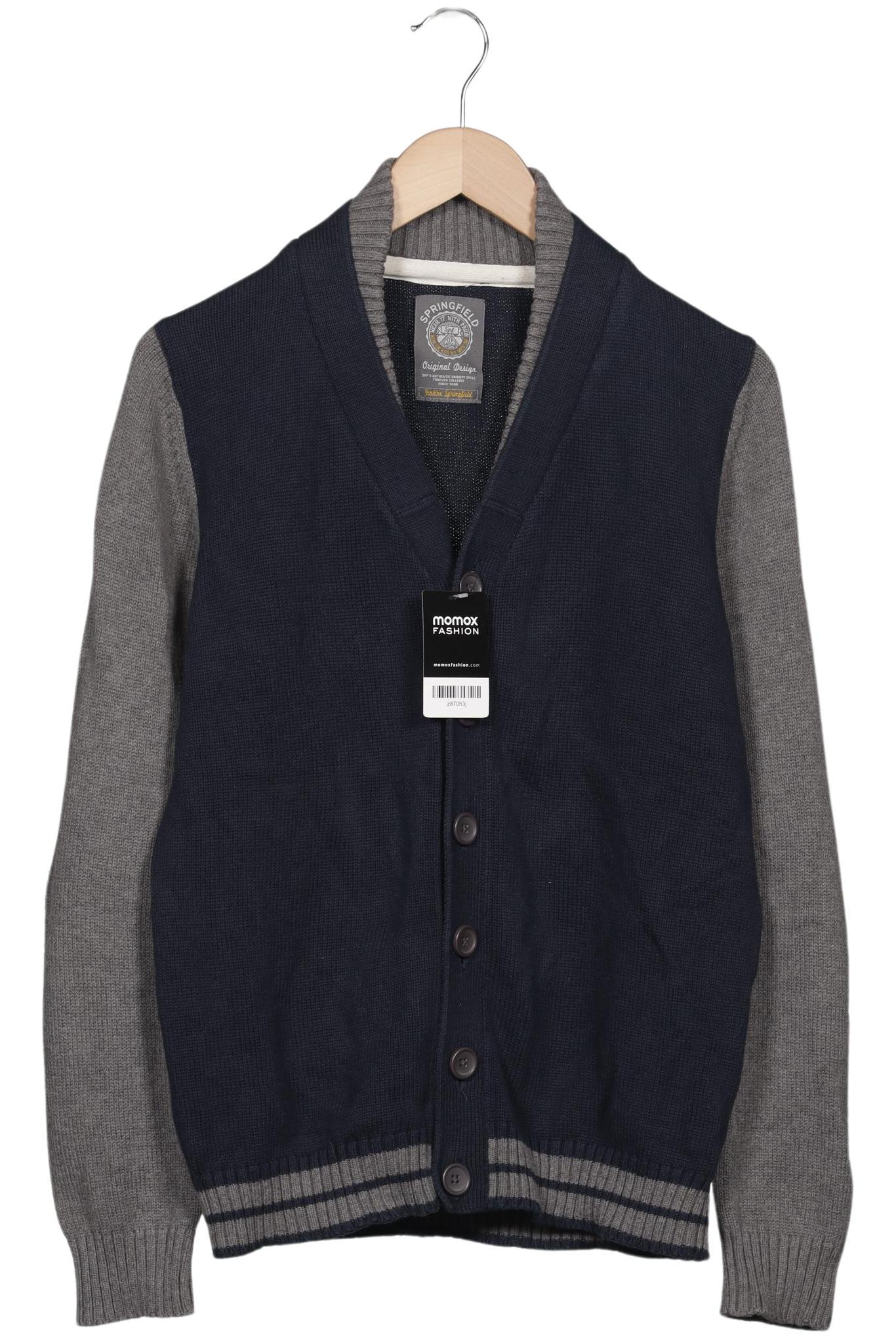 

Springfield Herren Strickjacke, marineblau, Gr. 52
