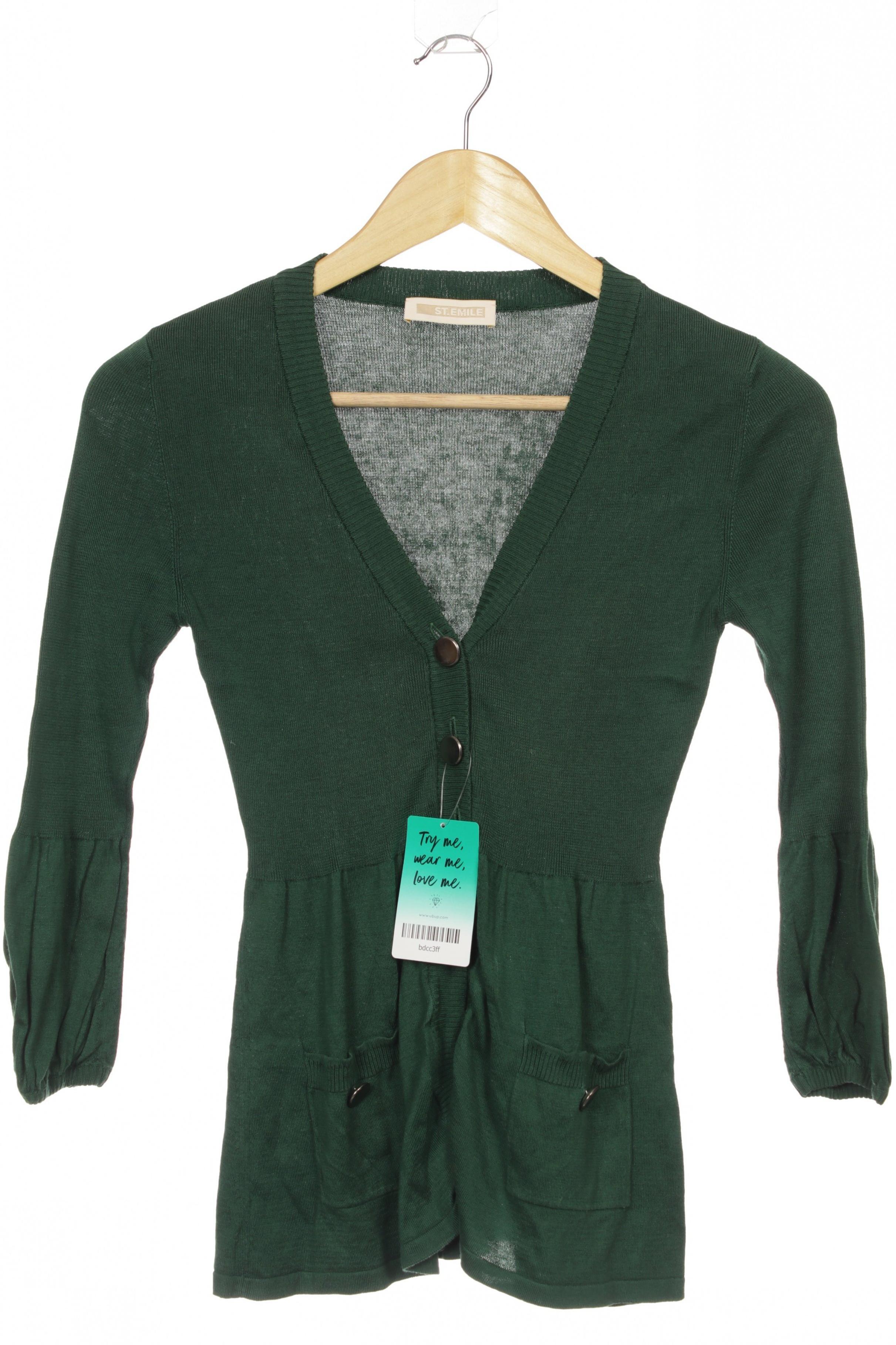 

St.Emile Damen Strickjacke, grün, Gr. 36