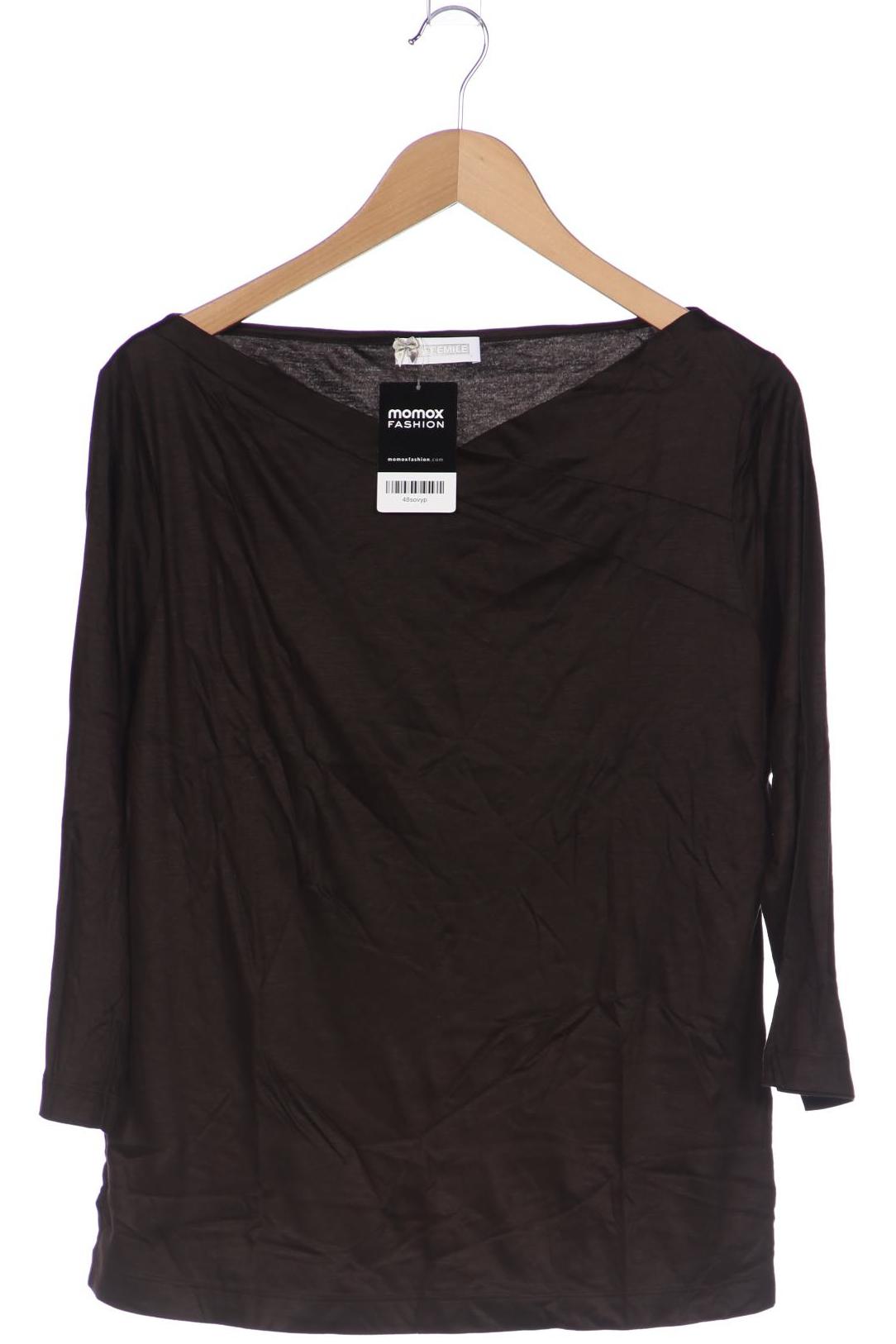 

St.Emile Damen Langarmshirt, braun, Gr. 42