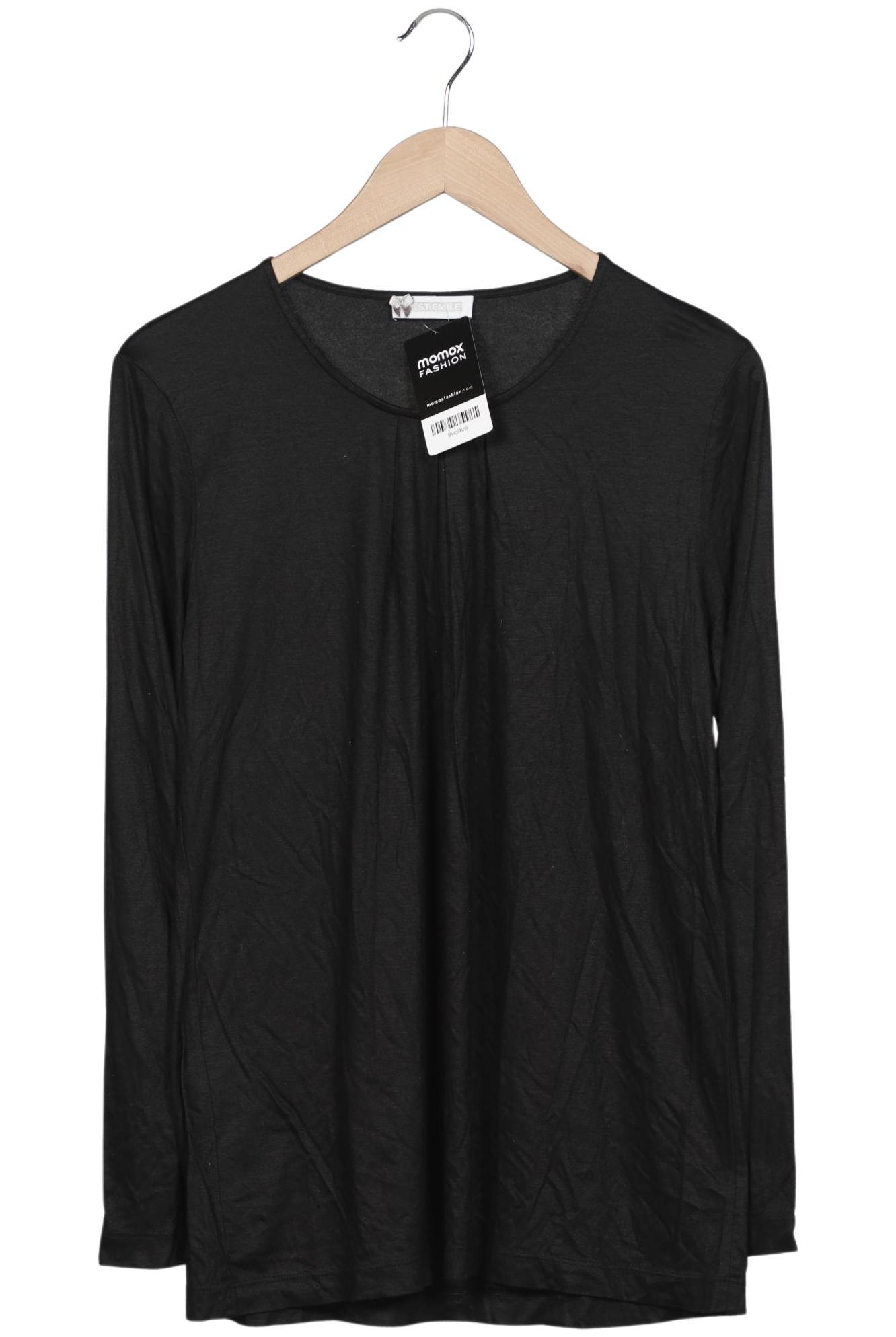 

St.Emile Damen Langarmshirt, schwarz, Gr. 42