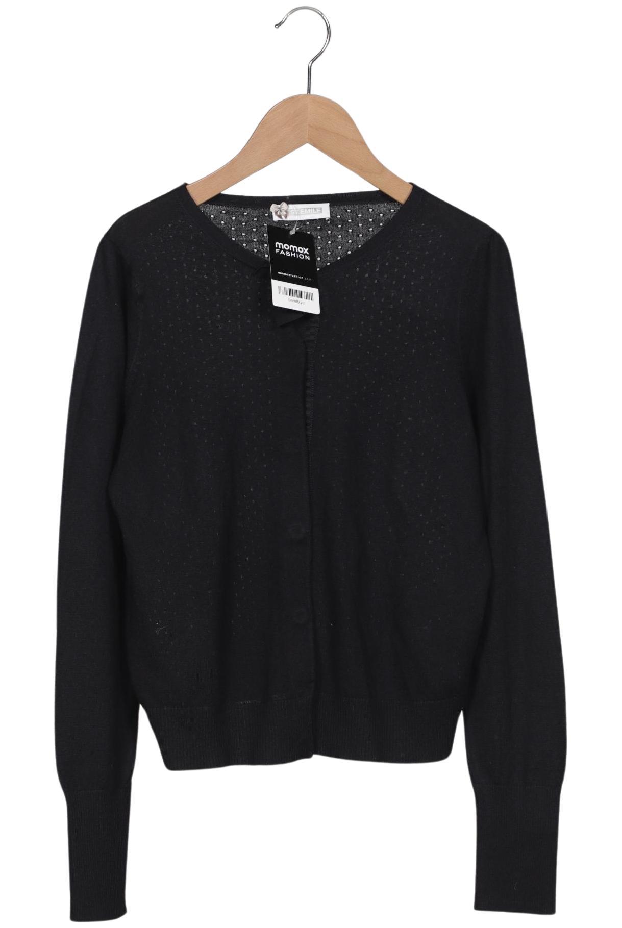 

St.Emile Damen Strickjacke, schwarz, Gr. 40