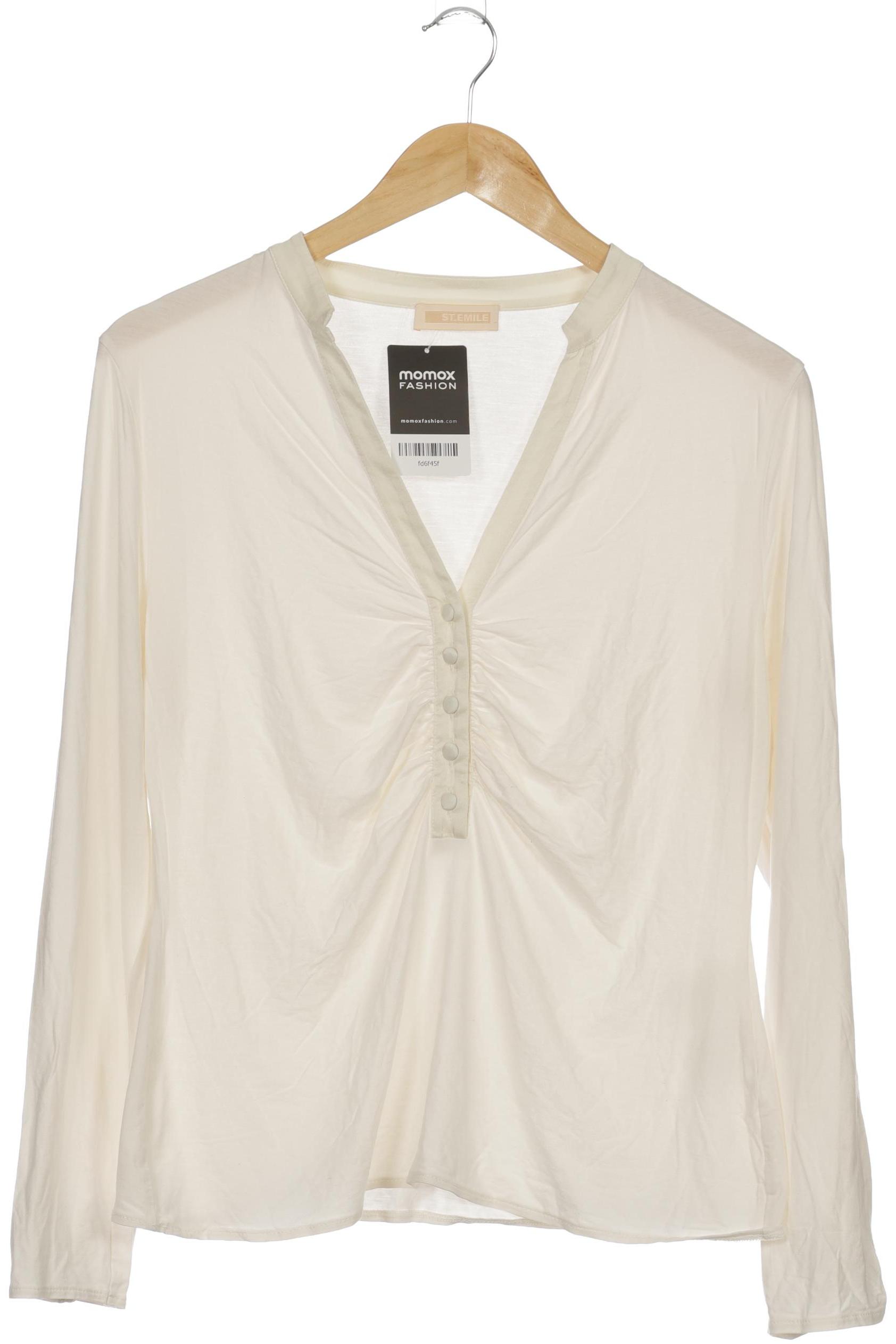 

St.Emile Damen Langarmshirt, weiß, Gr. 44