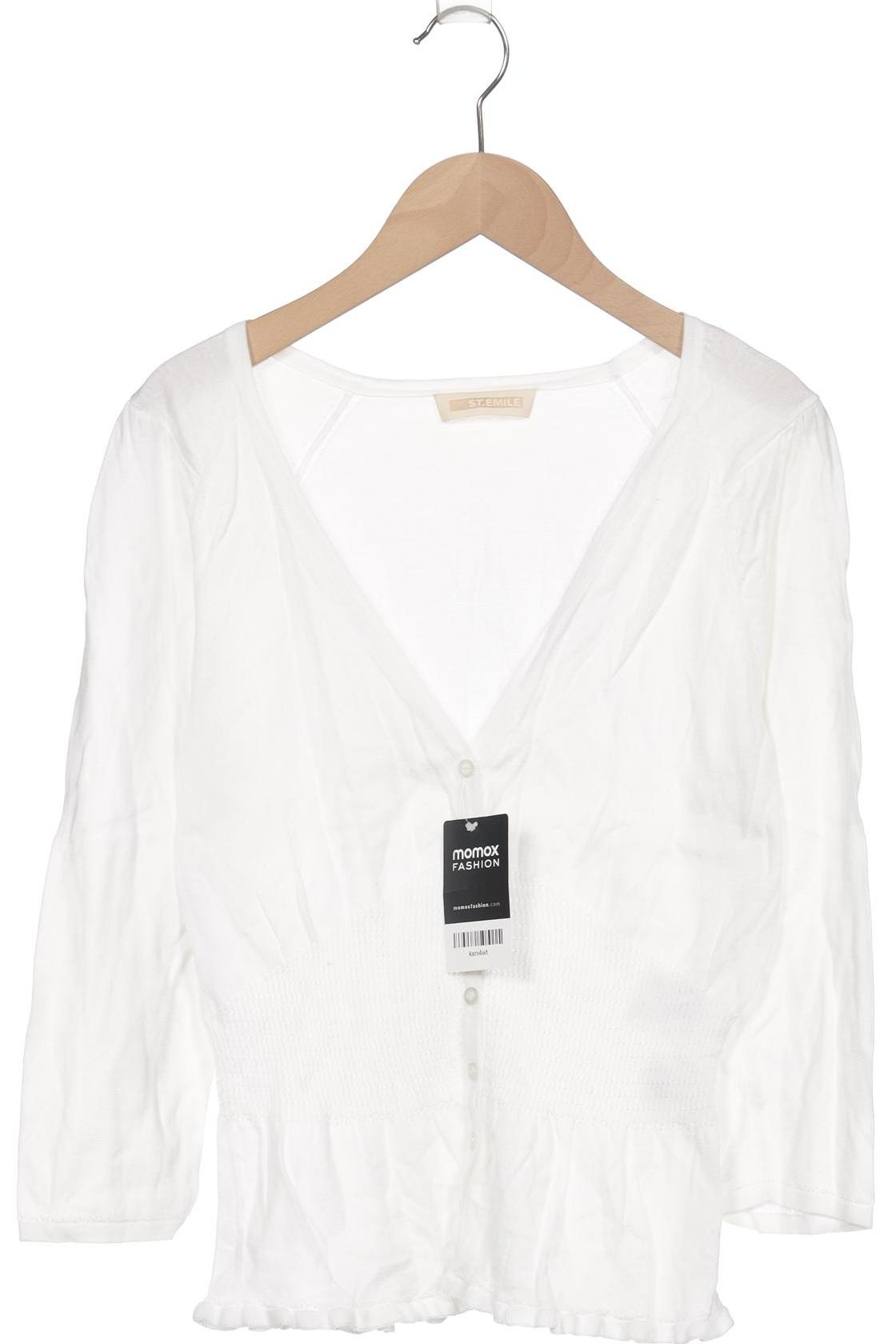 

St.Emile Damen Strickjacke, weiß, Gr. 38