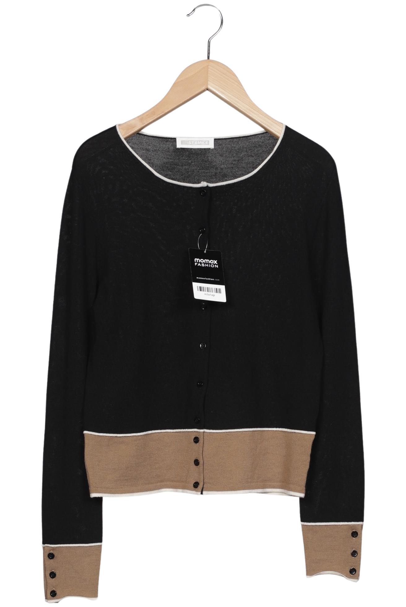 

St.Emile Damen Strickjacke, schwarz, Gr. 34
