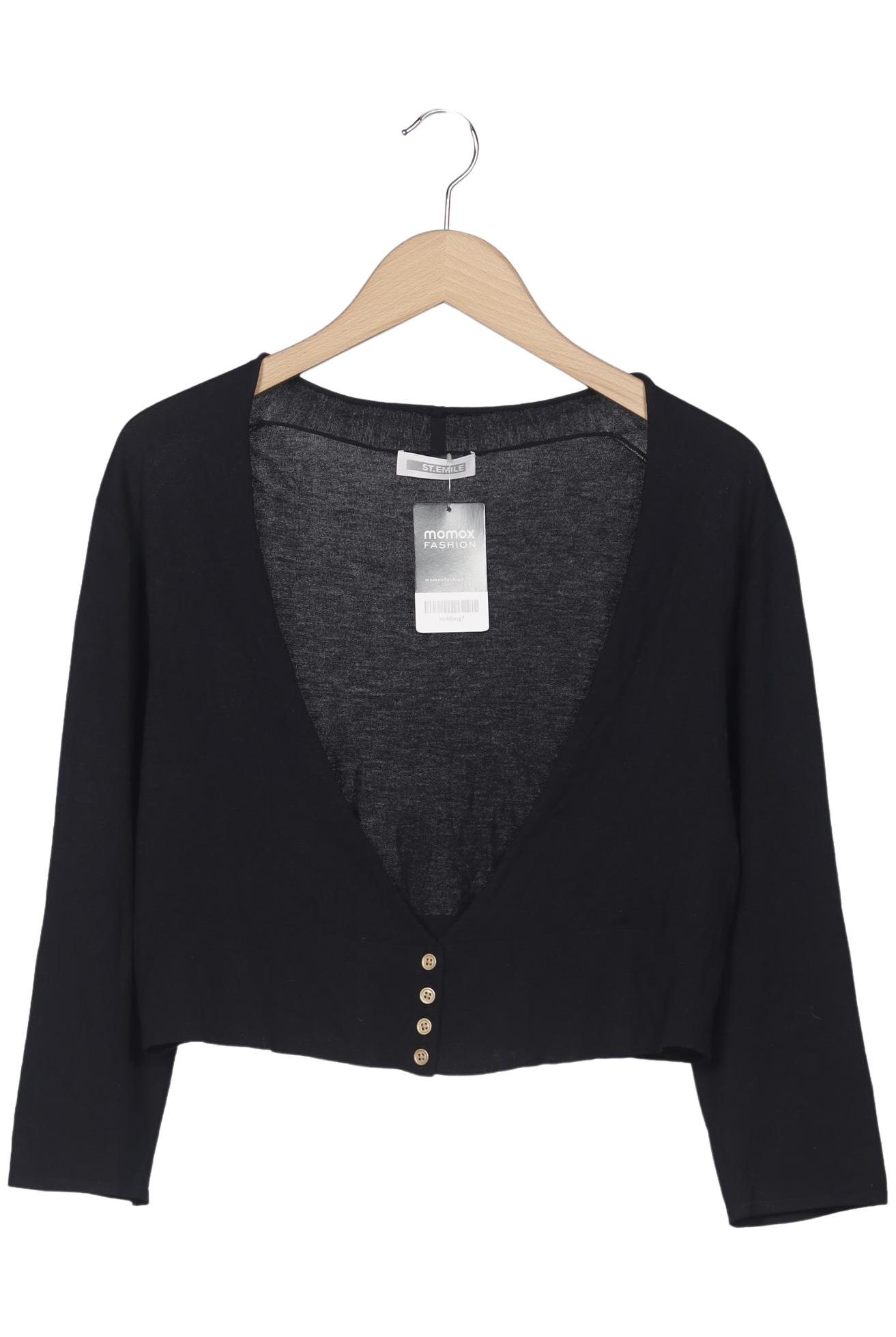 

St.Emile Damen Strickjacke, schwarz, Gr. 42