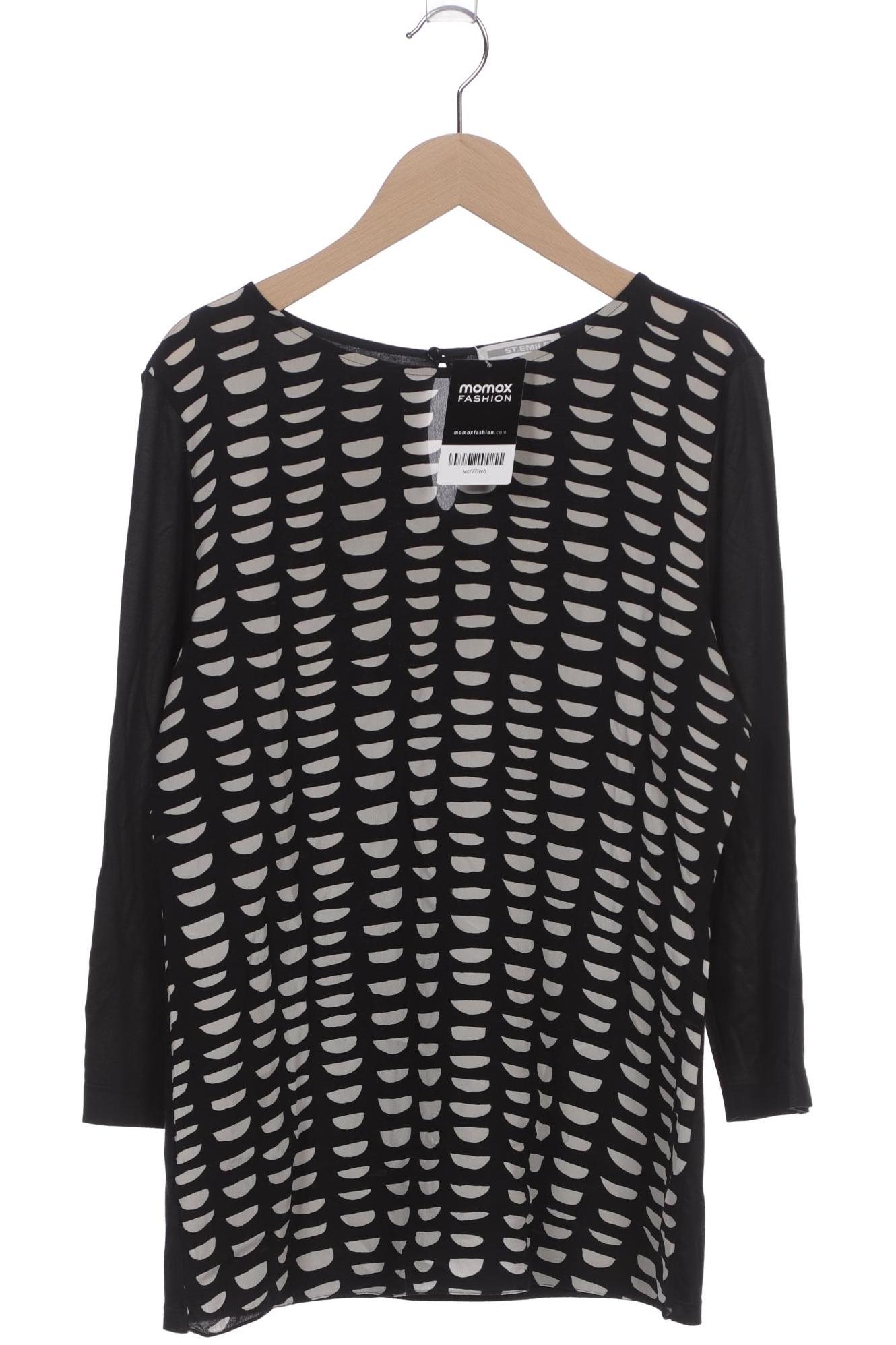 

St.Emile Damen Langarmshirt, schwarz, Gr. 44