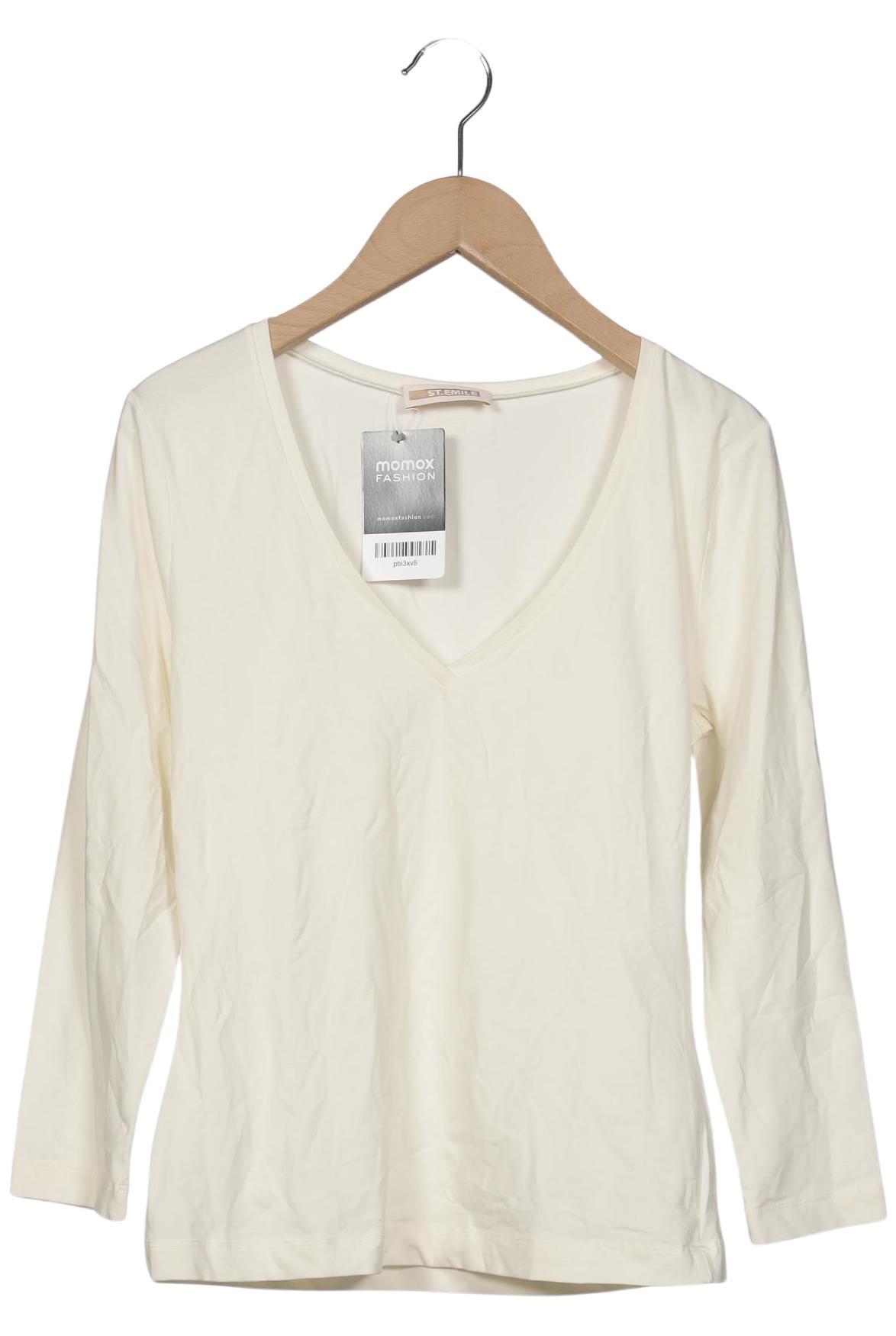

St.Emile Damen Langarmshirt, cremeweiß, Gr. 36