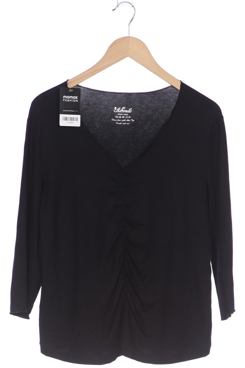 

St.Emile Damen Langarmshirt, schwarz, Gr. 44