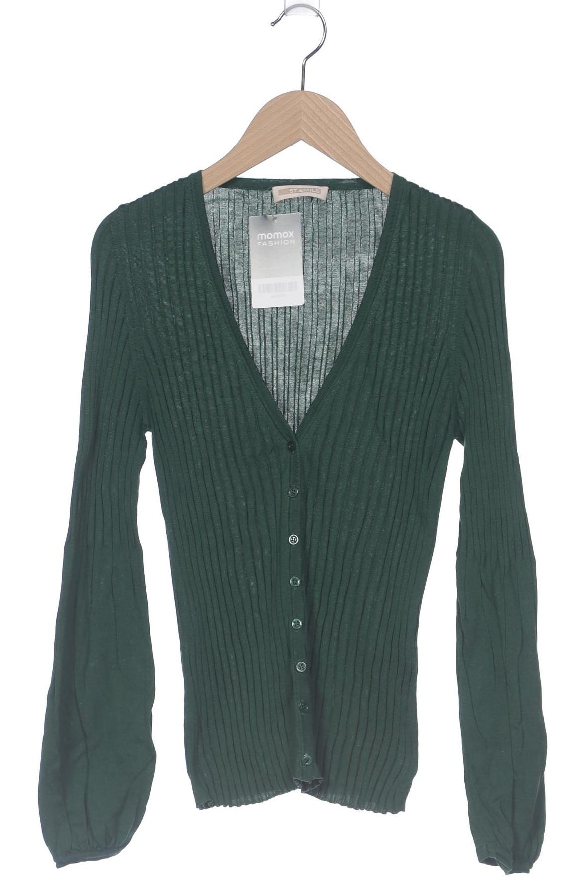 

St.Emile Damen Strickjacke, grün, Gr. 34