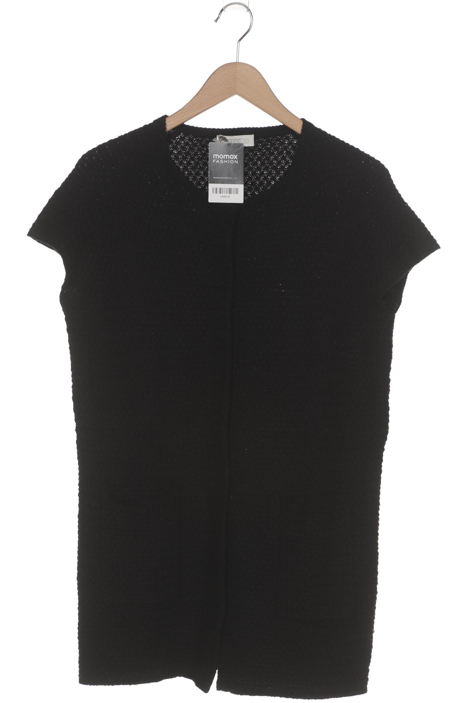 

St.Emile Damen Strickjacke, schwarz, Gr. 36