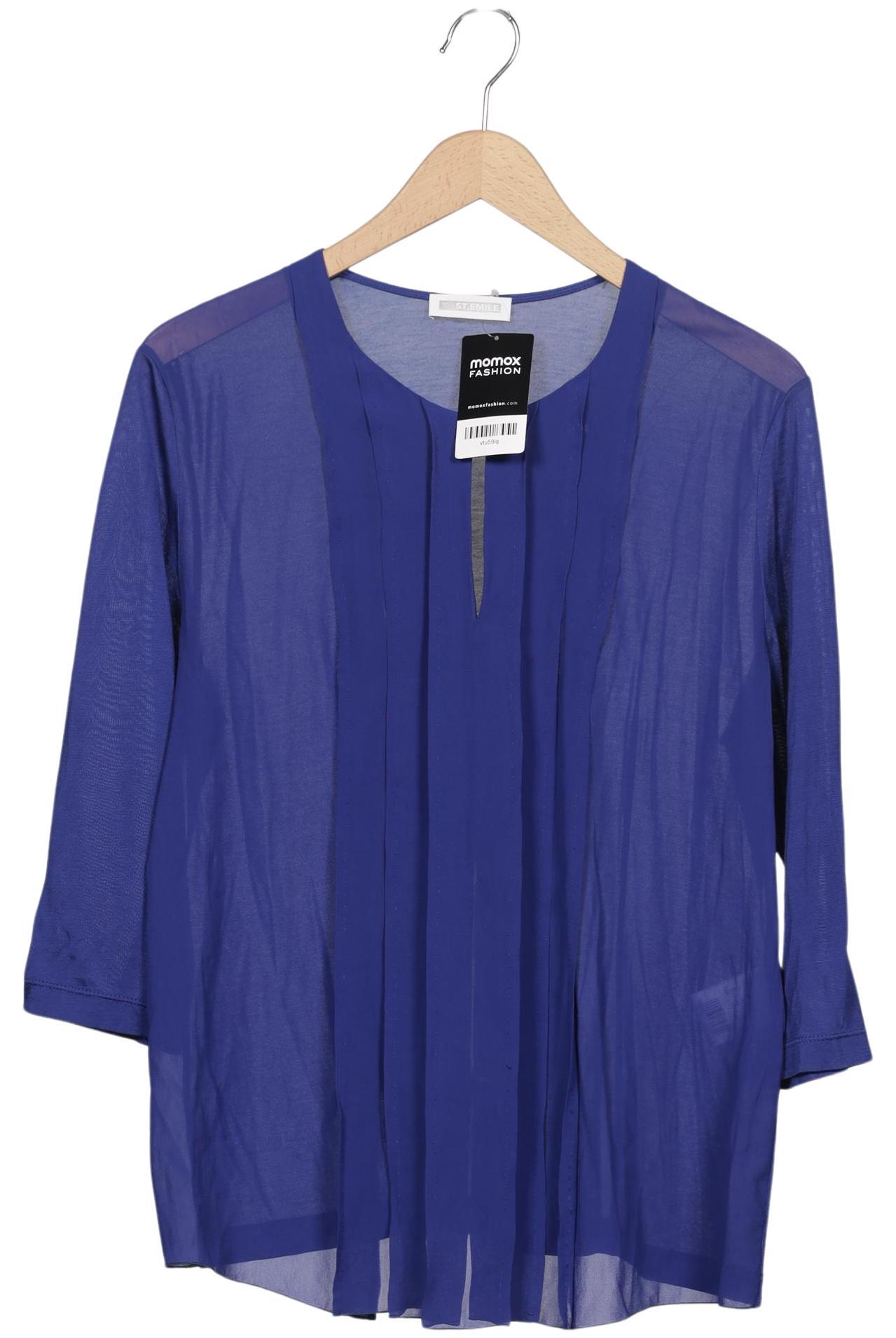 

St.Emile Damen Langarmshirt, blau, Gr. 42