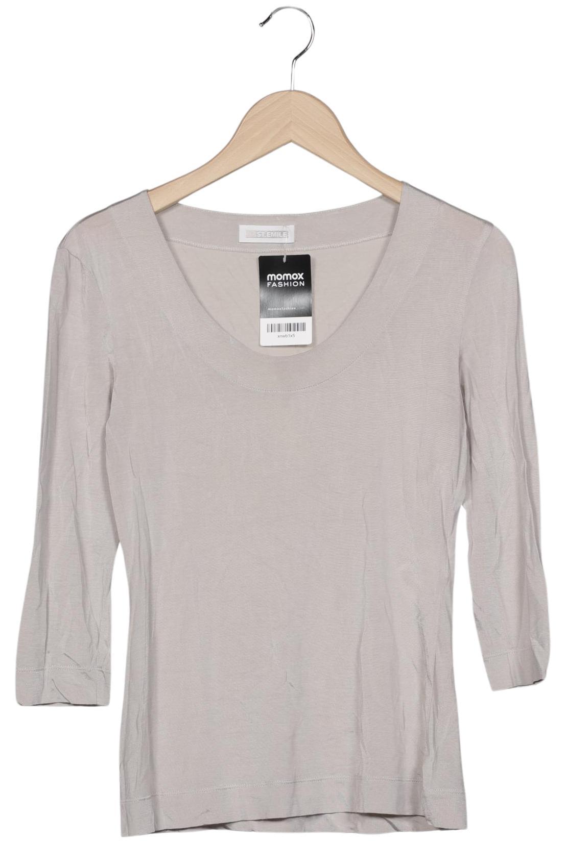 

St.Emile Damen Langarmshirt, grau, Gr. 34