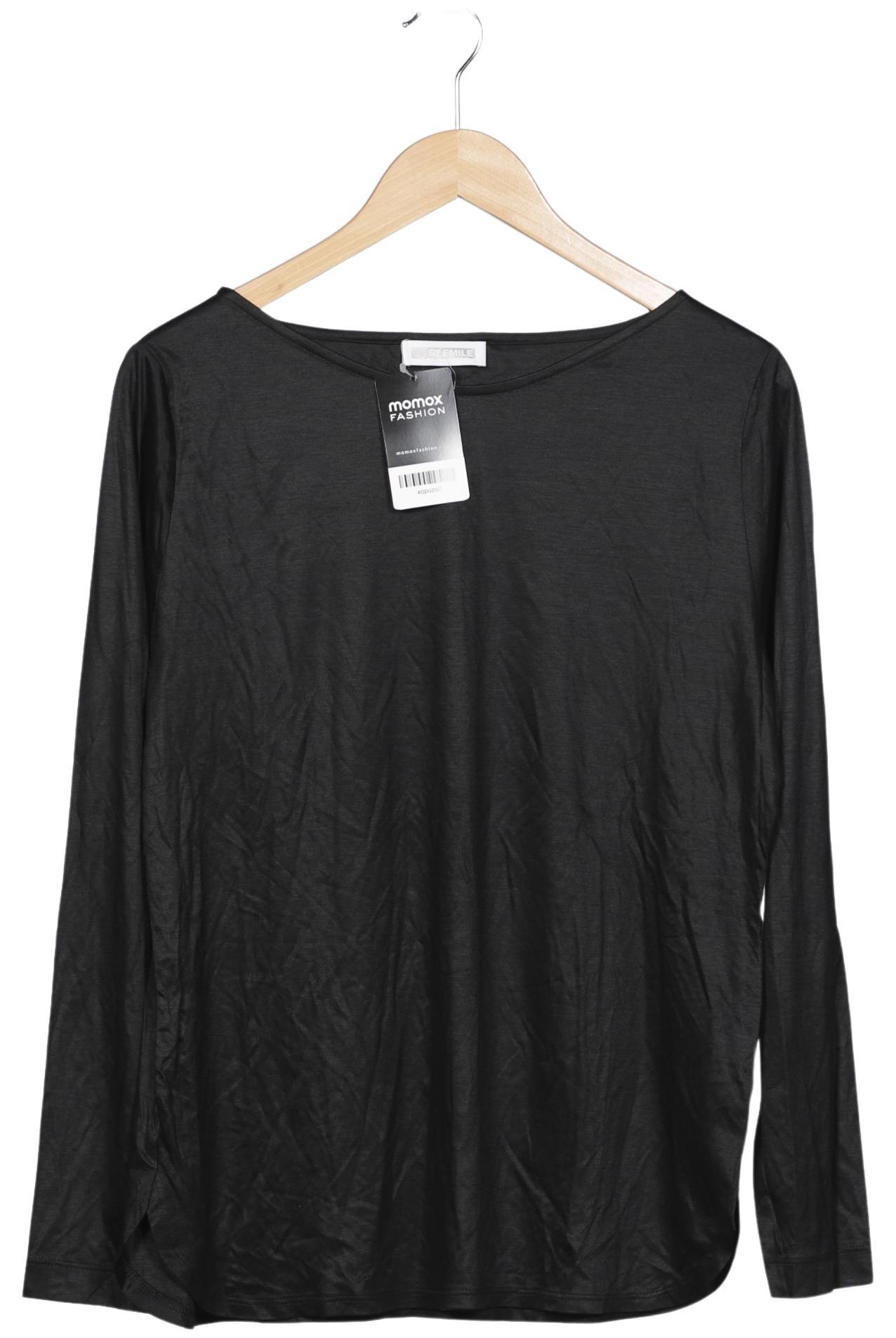 

St.Emile Damen Langarmshirt, schwarz, Gr. 42