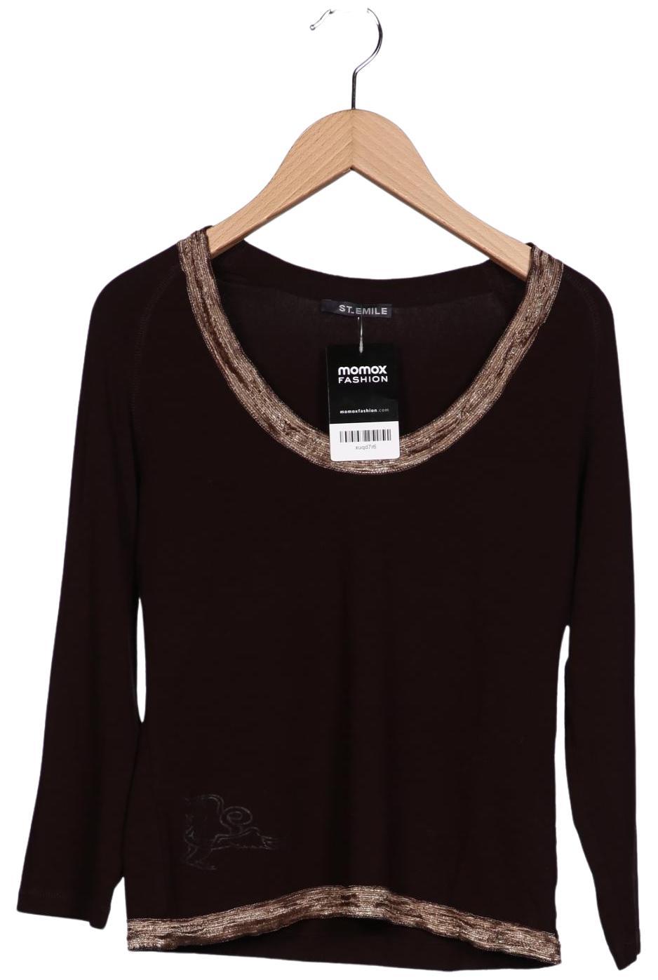 

St.Emile Damen Langarmshirt, schwarz, Gr. 36
