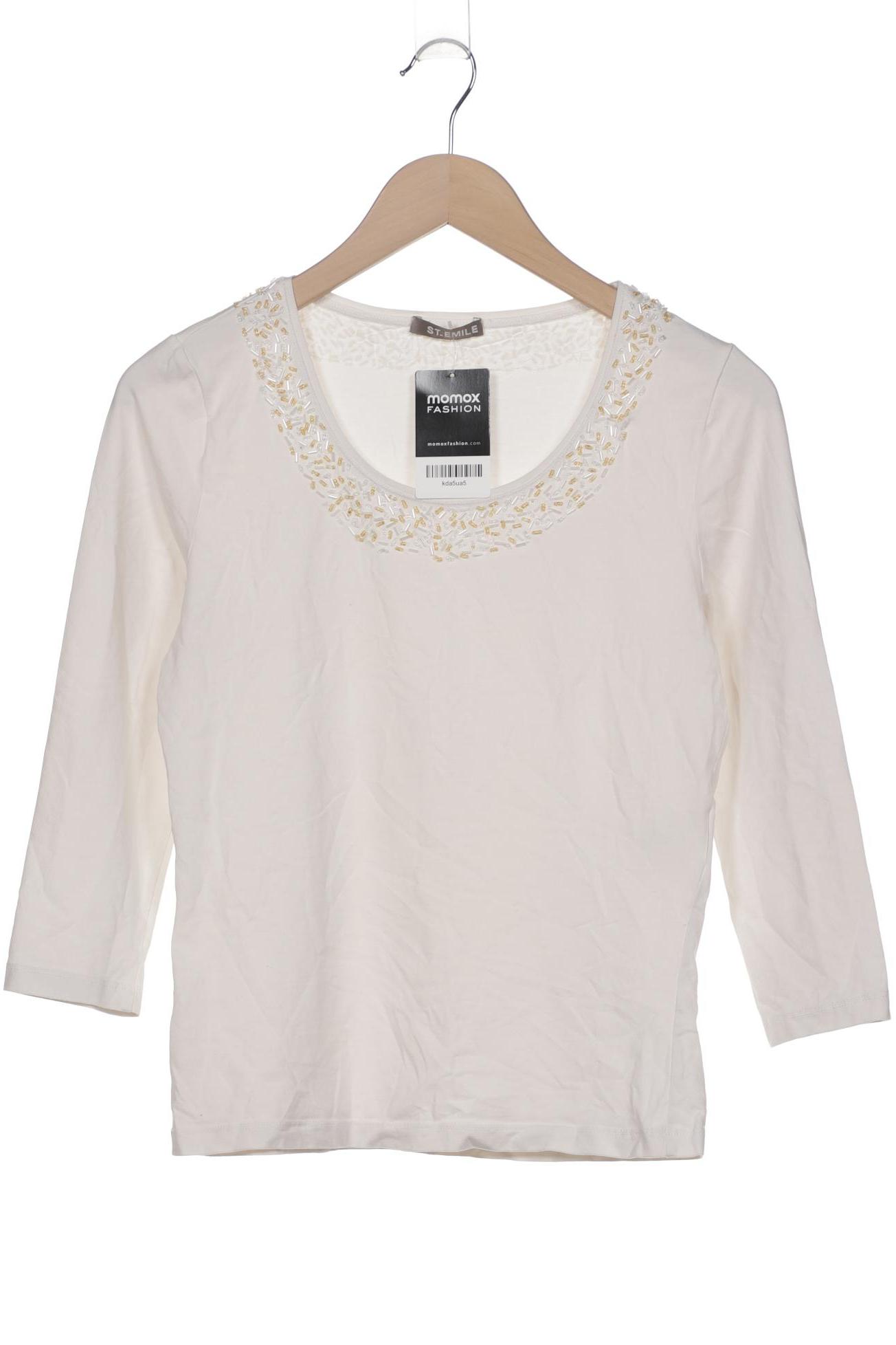 

St.Emile Damen Langarmshirt, cremeweiß, Gr. 42
