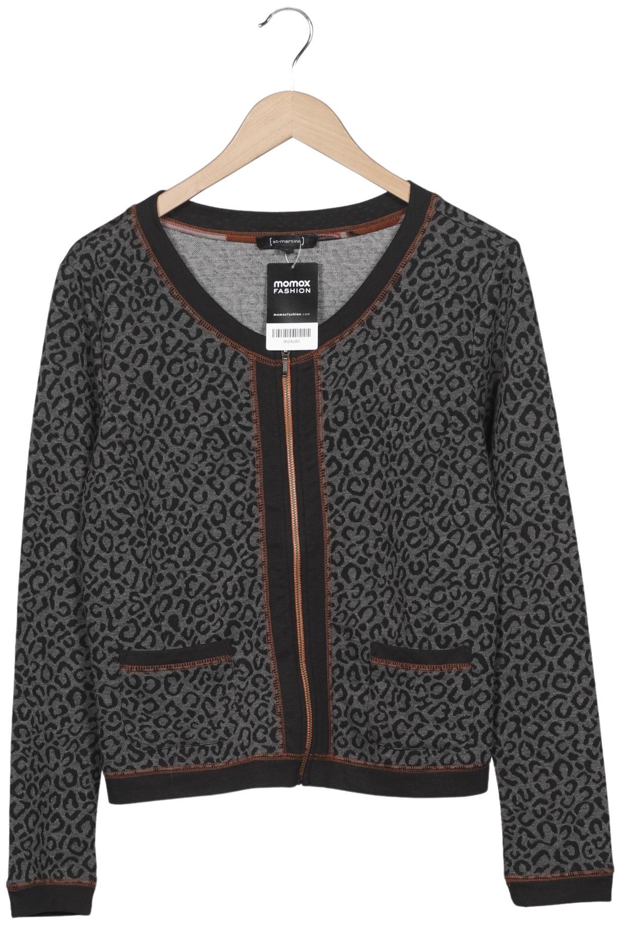 

st martins Damen Strickjacke, grau, Gr. 38