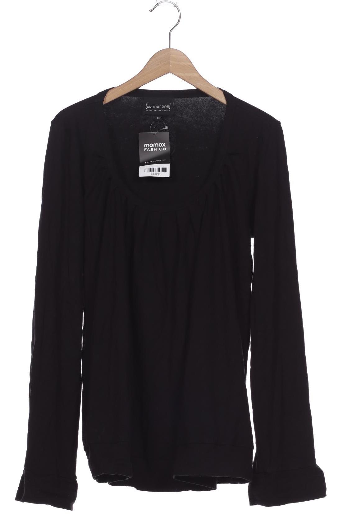 

st martins Damen Langarmshirt, schwarz