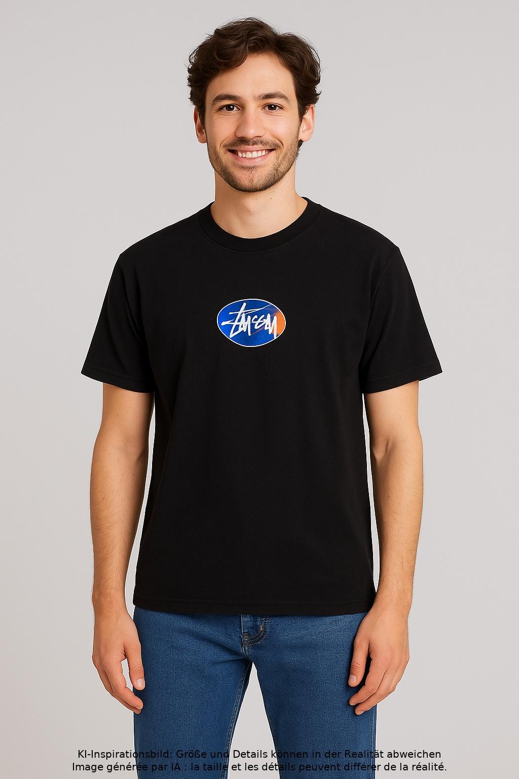 

Stüssy Herren T-Shirt, schwarz, Gr. 46