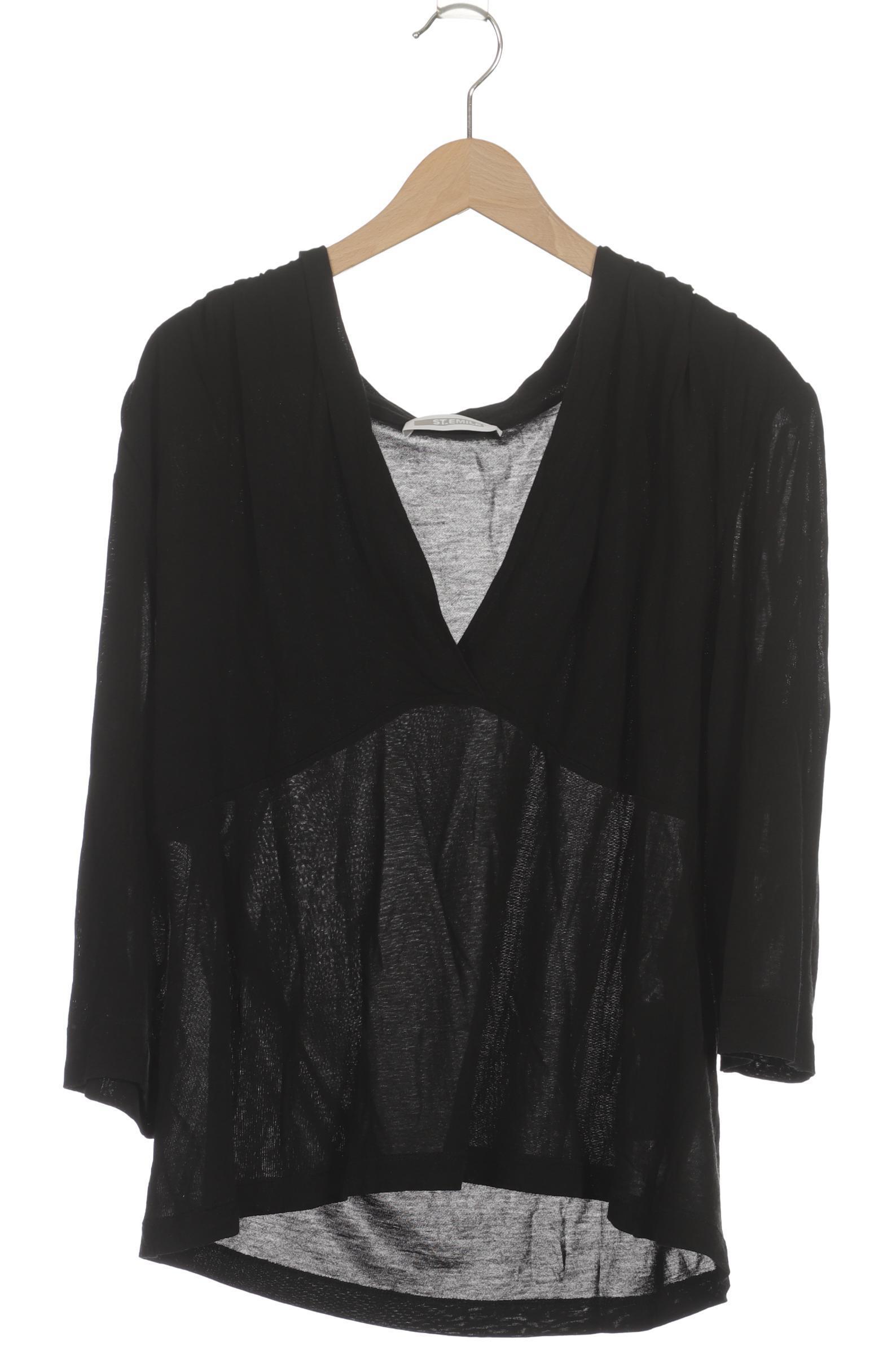 

St.Emile Damen Langarmshirt, schwarz, Gr. 44