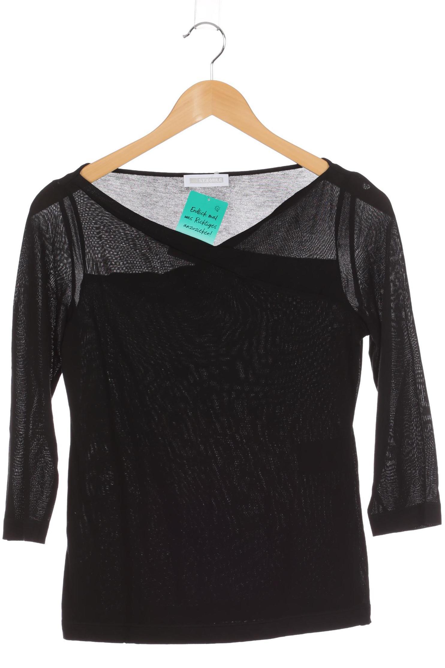 

St.Emile Damen Langarmshirt, schwarz, Gr. 36