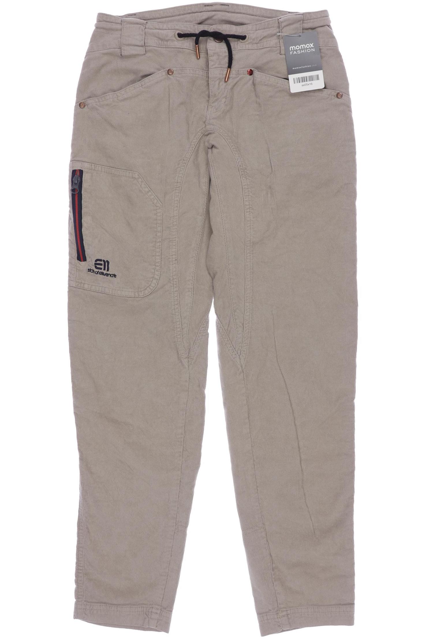 

state of elevenate Damen Stoffhose, beige, Gr. 0