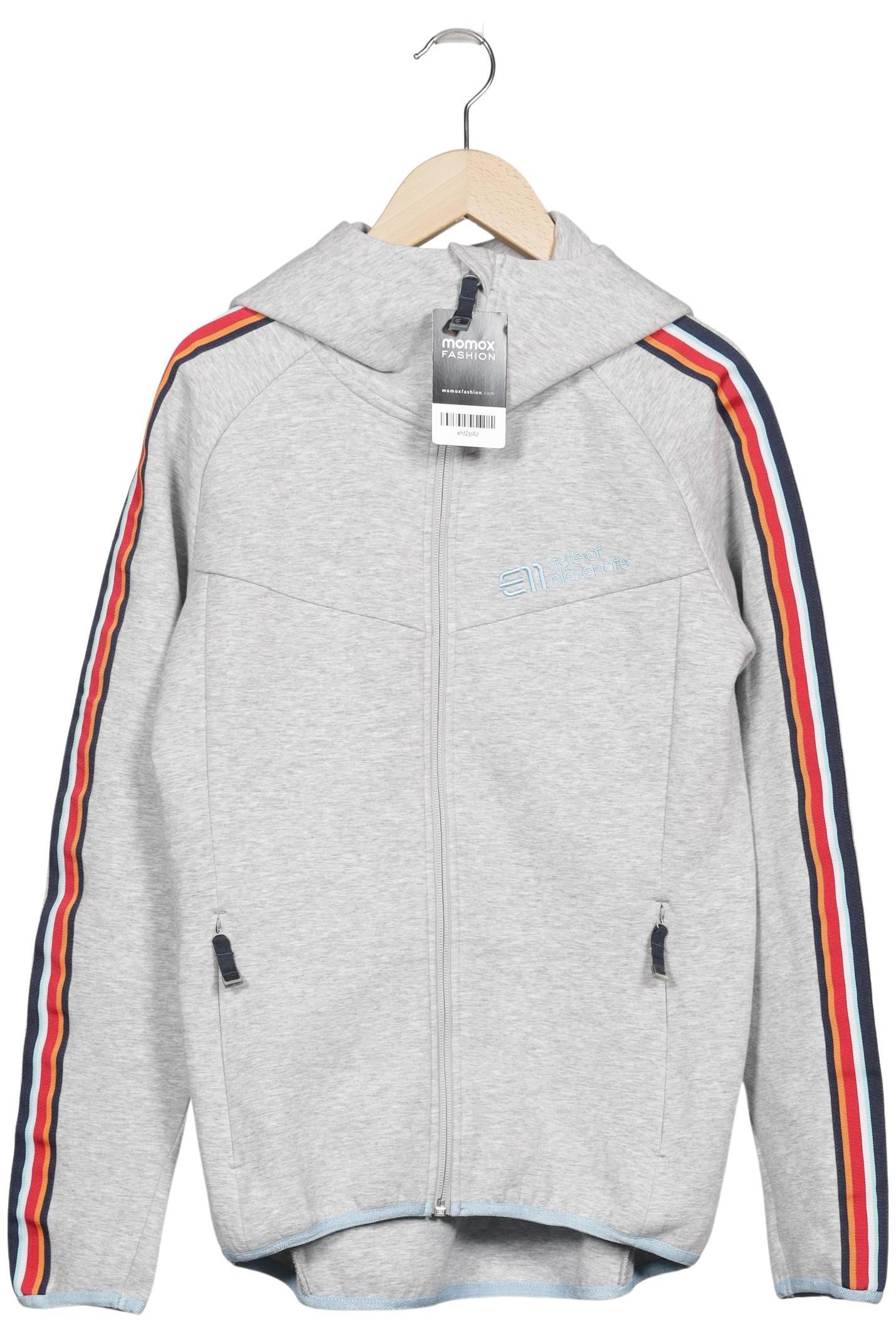 

state of elevenate Damen Kapuzenpullover, grau, Gr. 36