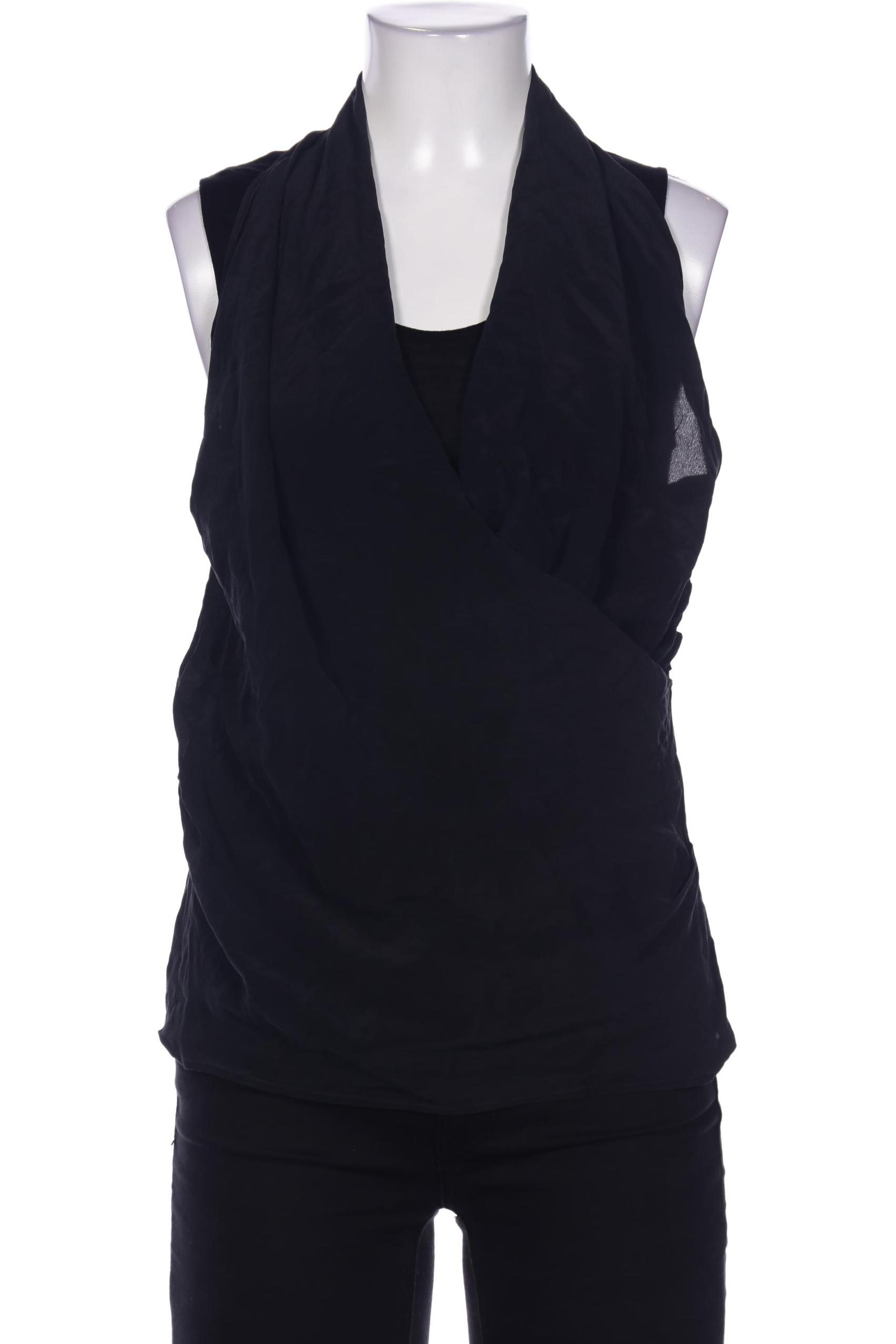 

Stefanel Damen Bluse, schwarz, Gr. 34