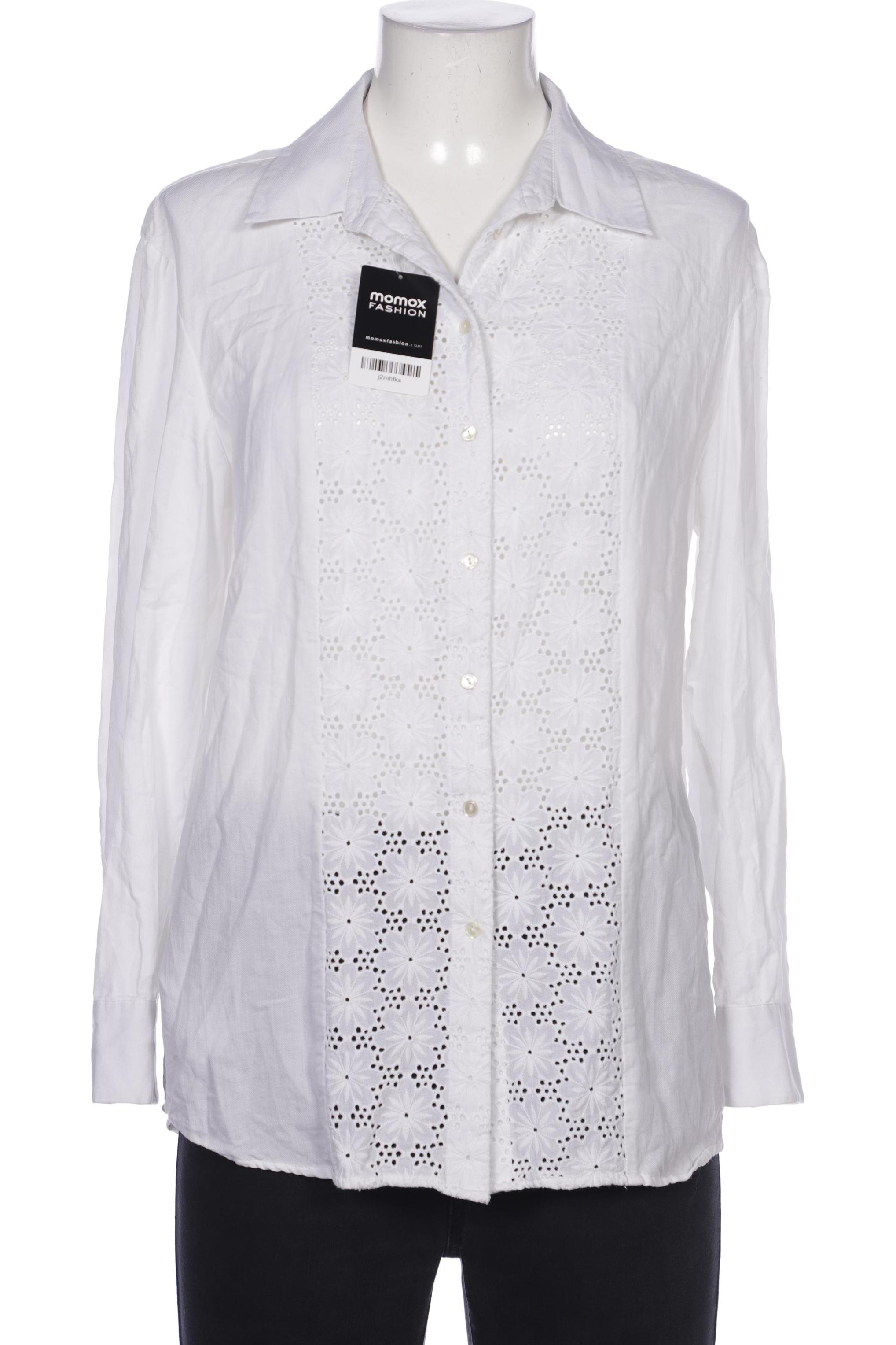 

Stefanel Damen Bluse, weiß, Gr. 42