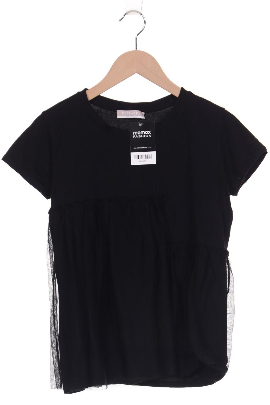 

Stefanel Damen Bluse, schwarz, Gr. 36