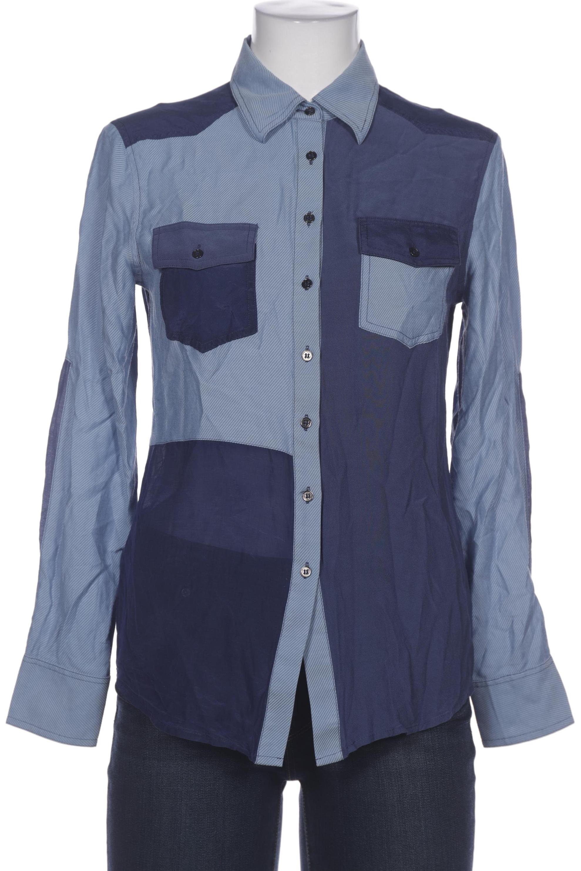 

Stefanel Damen Bluse, blau, Gr. 38
