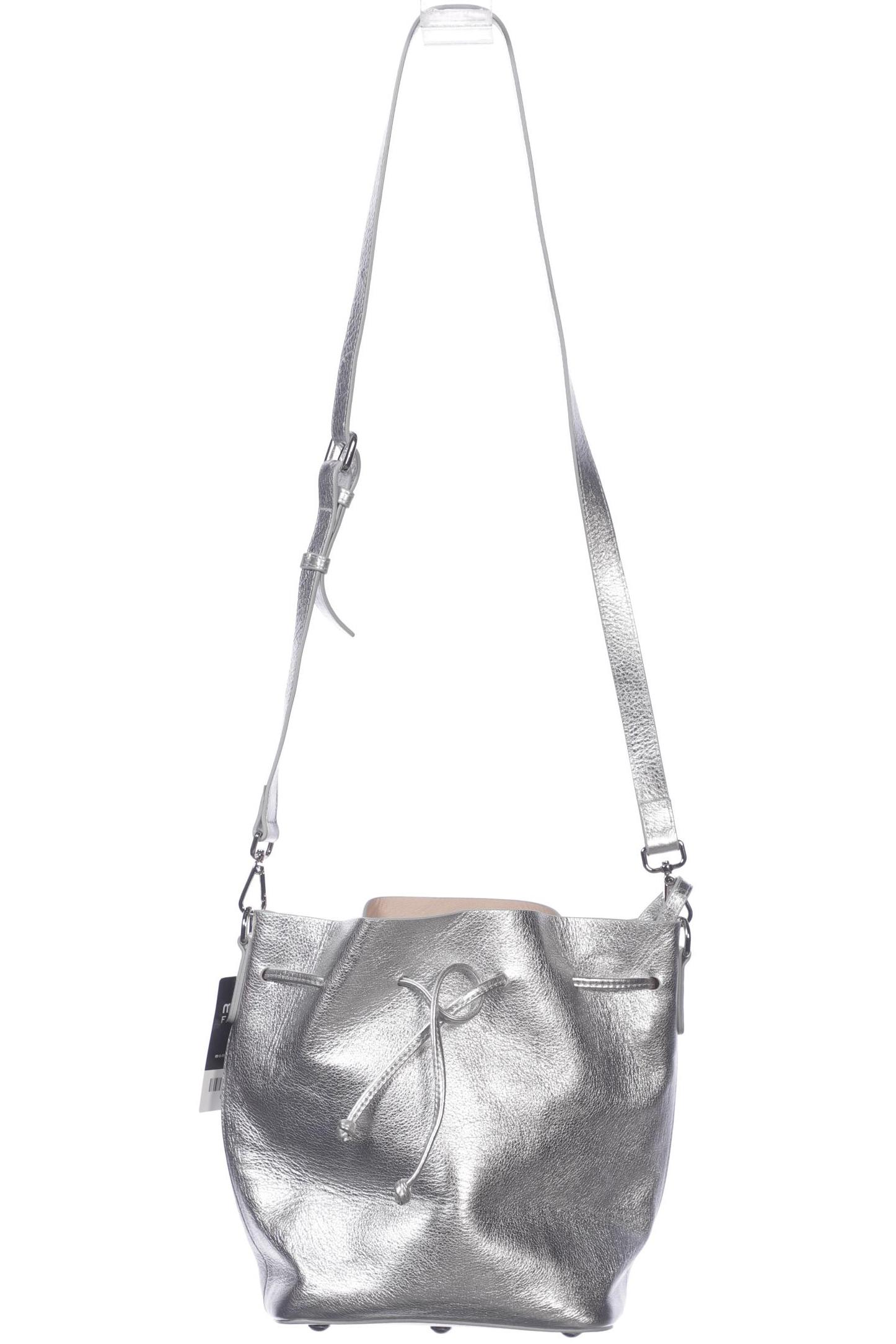 

Stefanel Damen Handtasche, silber, Gr.