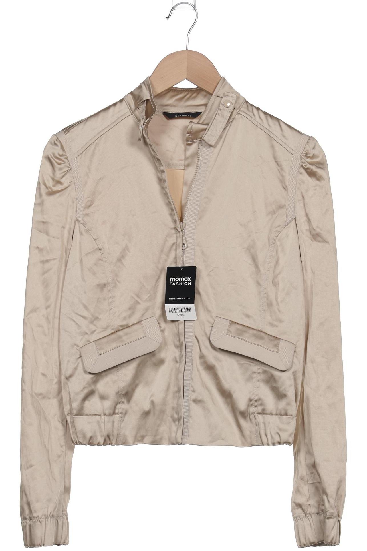 

Stefanel Damen Jacke, beige, Gr. 36
