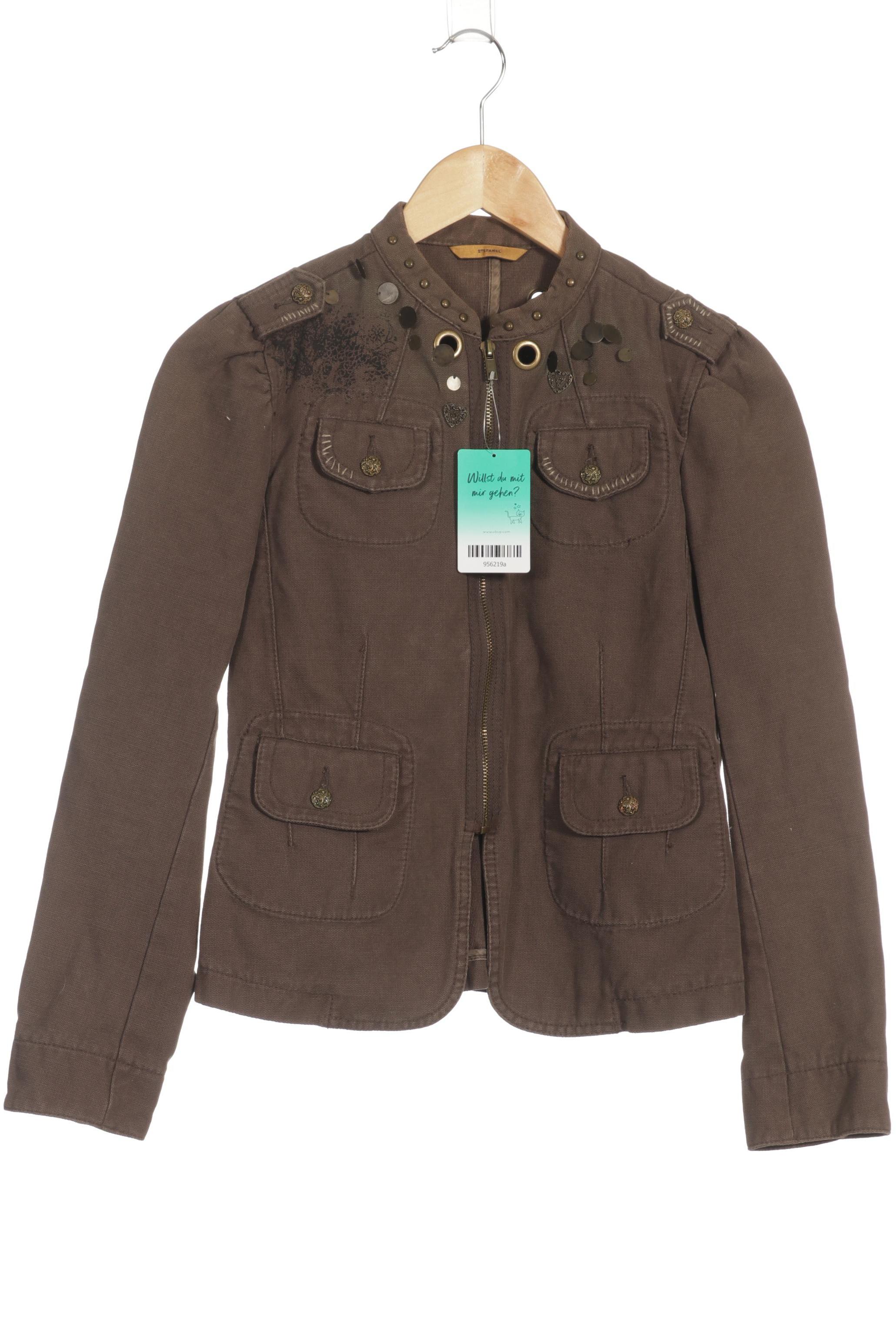 

Stefanel Damen Jacke, braun, Gr. 34