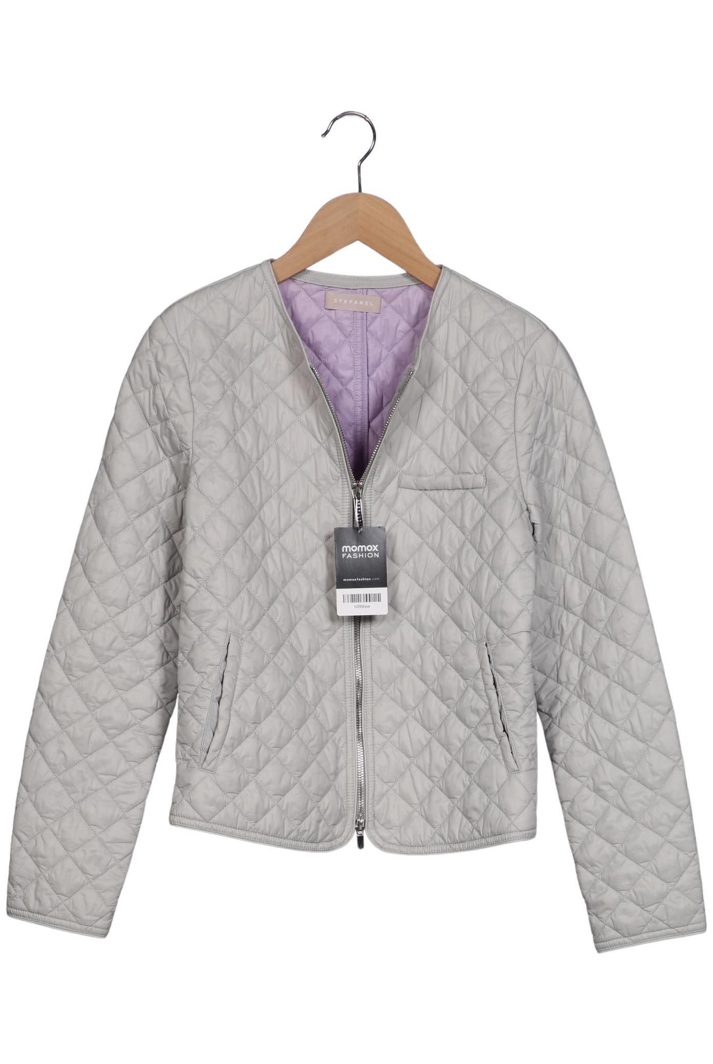 

Stefanel Damen Jacke, grau, Gr. 36