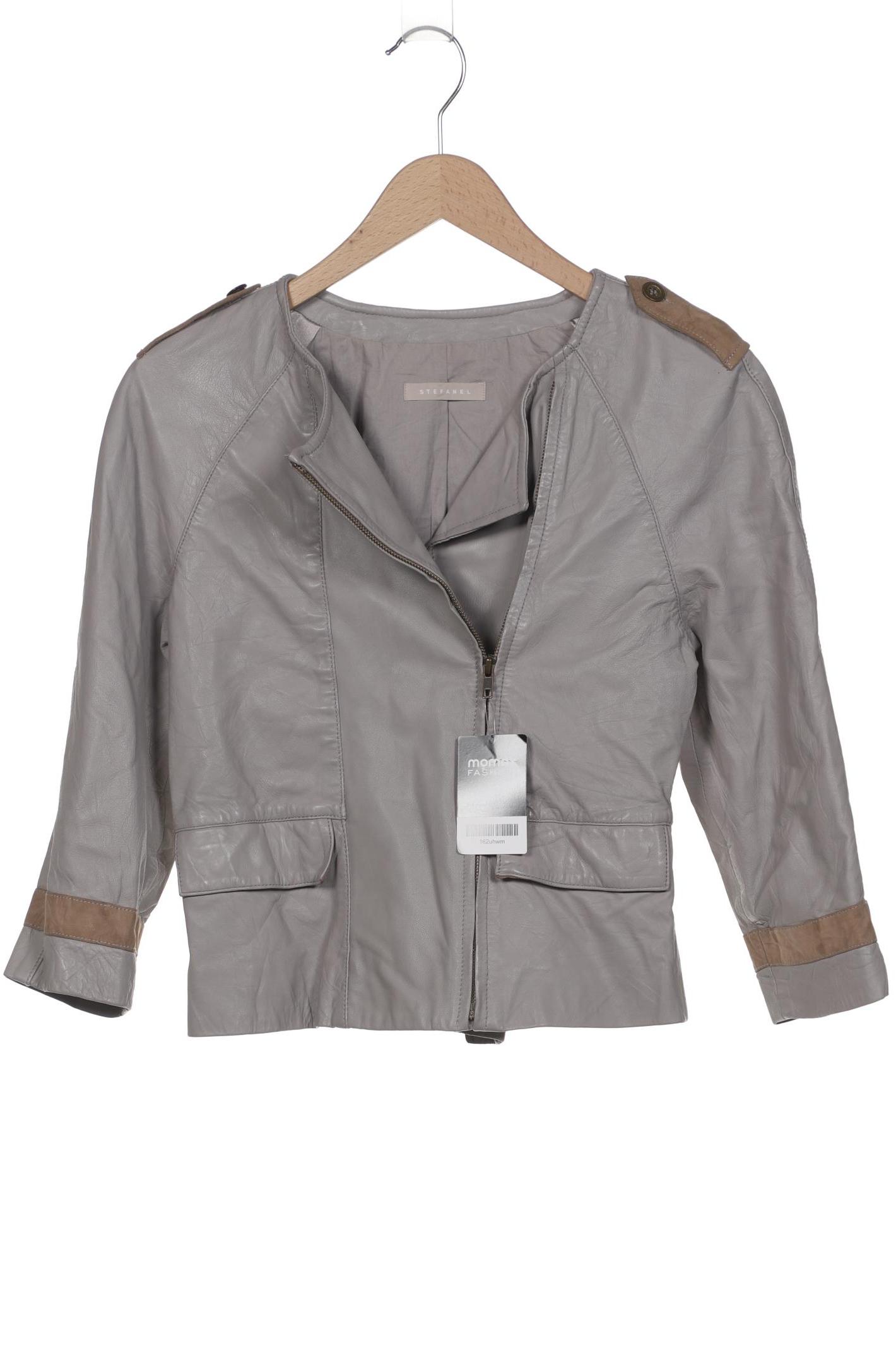 

Stefanel Damen Jacke, grau, Gr. 36