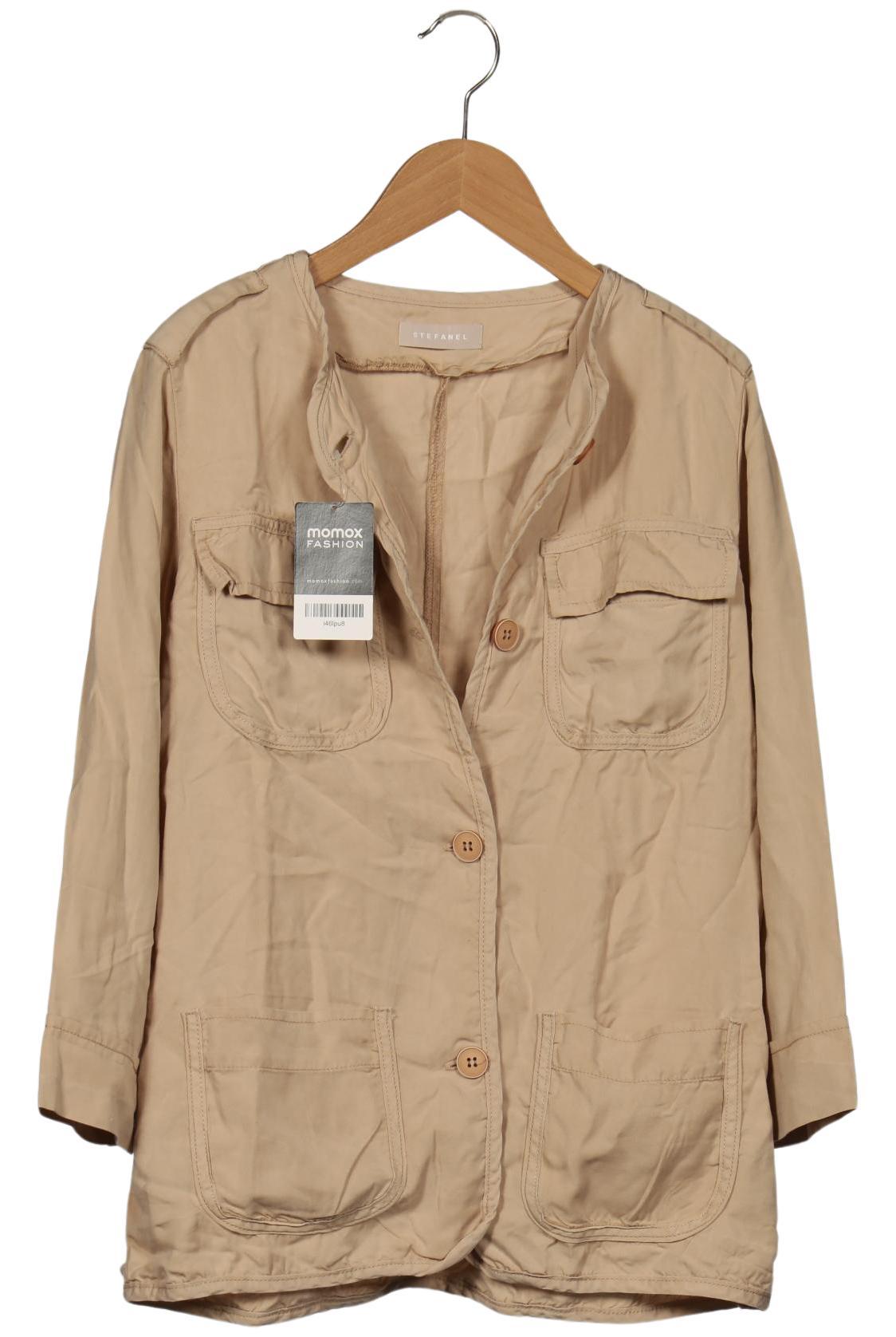 

Stefanel Damen Jacke, beige, Gr. 38