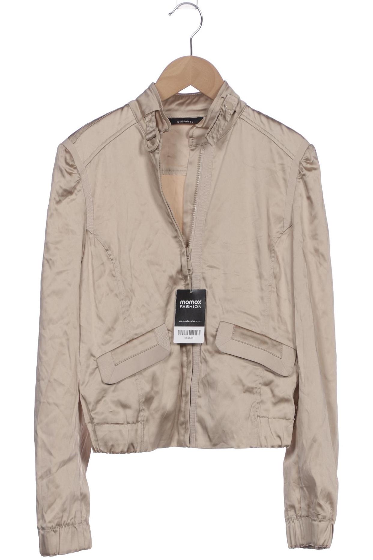 

Stefanel Damen Jacke, cremeweiß, Gr. 36