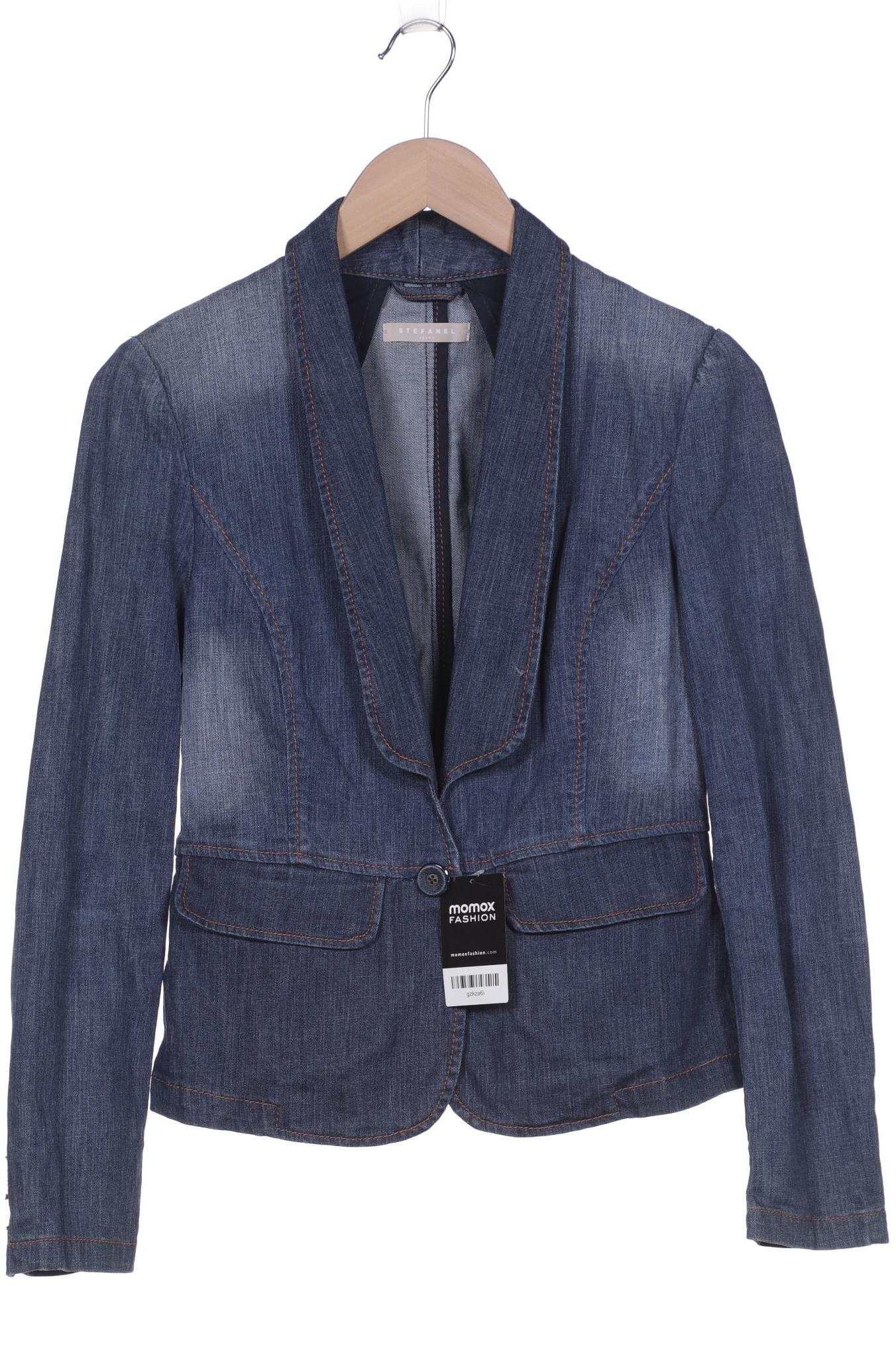 

Stefanel Damen Jacke, blau, Gr. 36