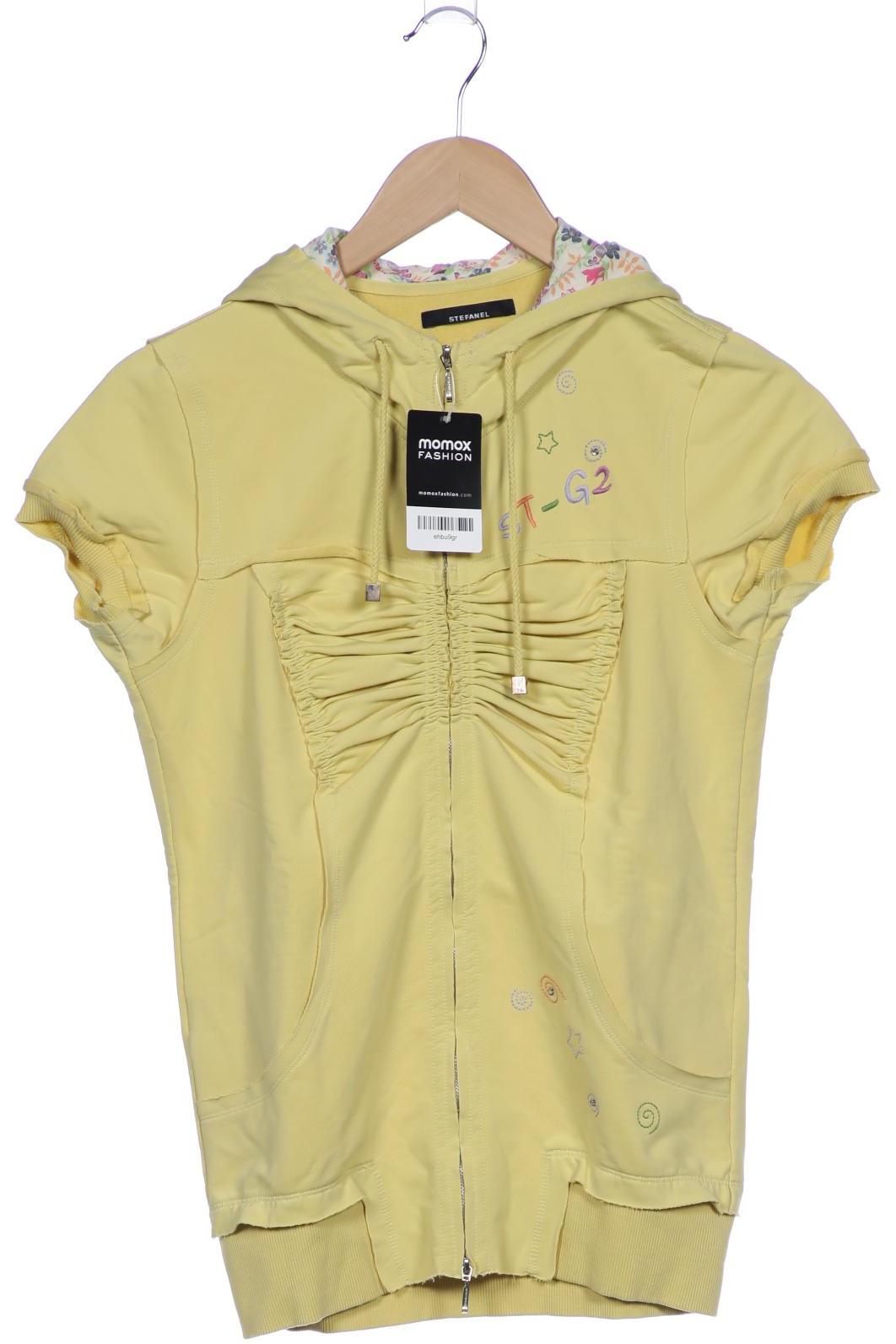 

Stefanel Damen Kapuzenpullover, gelb, Gr. 38