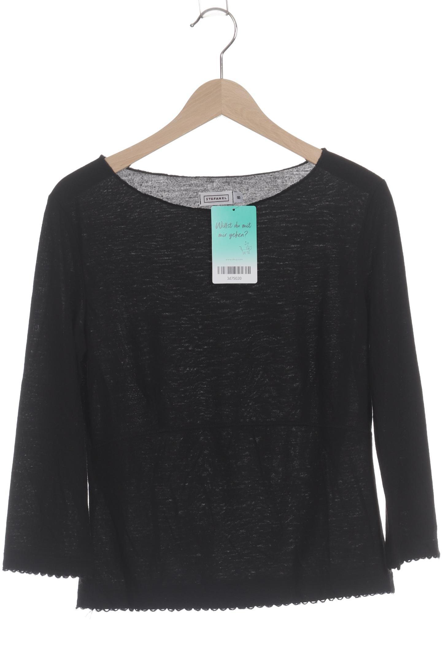 

Stefanel Damen Langarmshirt, schwarz, Gr.