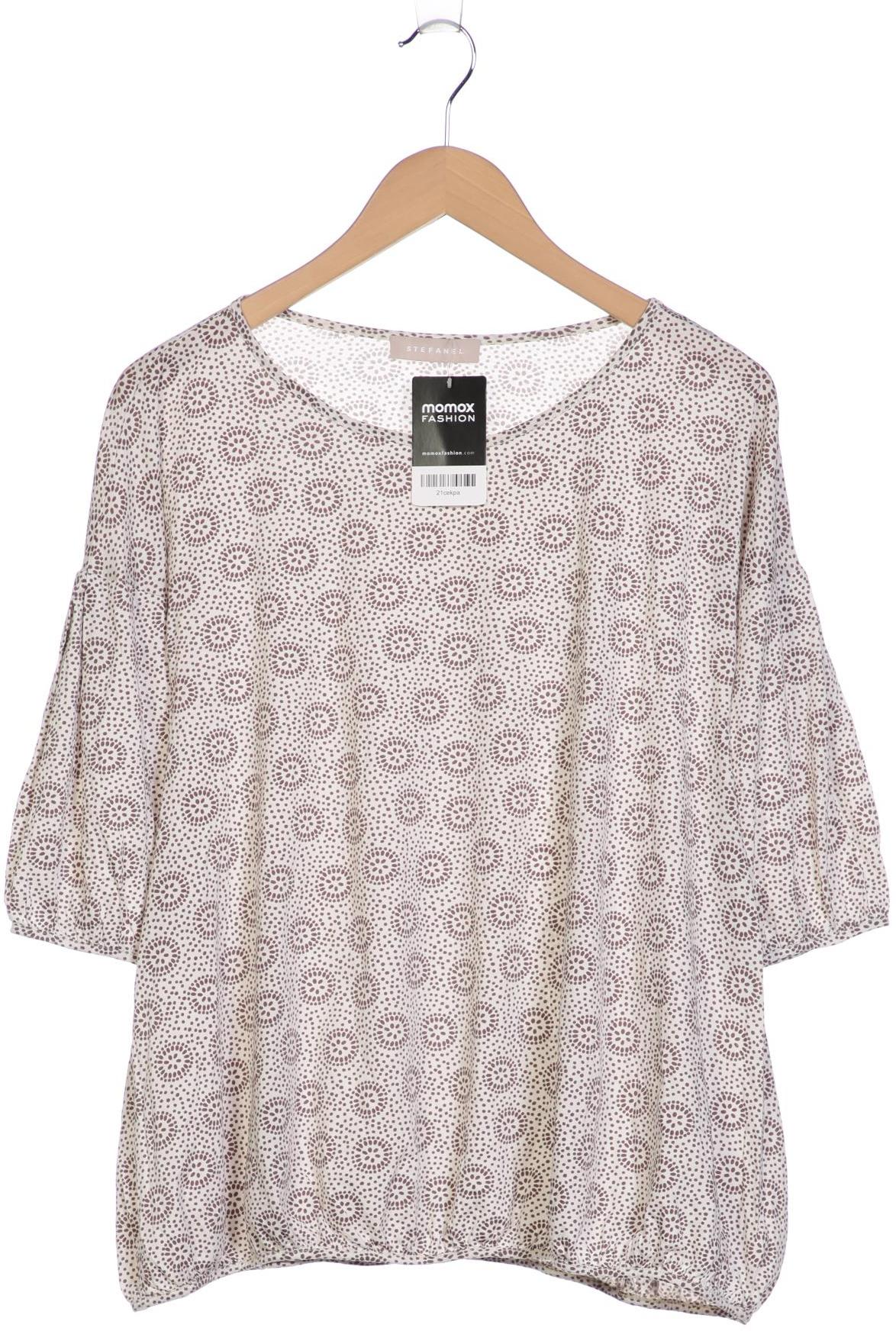 

Stefanel Damen Langarmshirt, weiß, Gr. 38