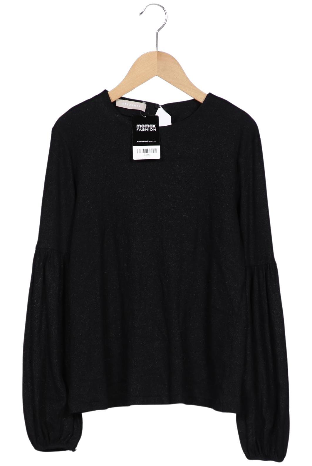 

Stefanel Damen Langarmshirt, schwarz, Gr. 38