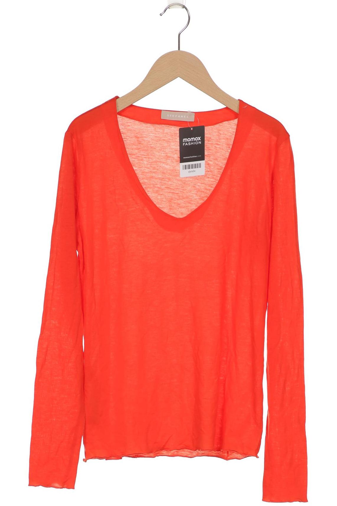 

Stefanel Damen Langarmshirt, orange, Gr. 38