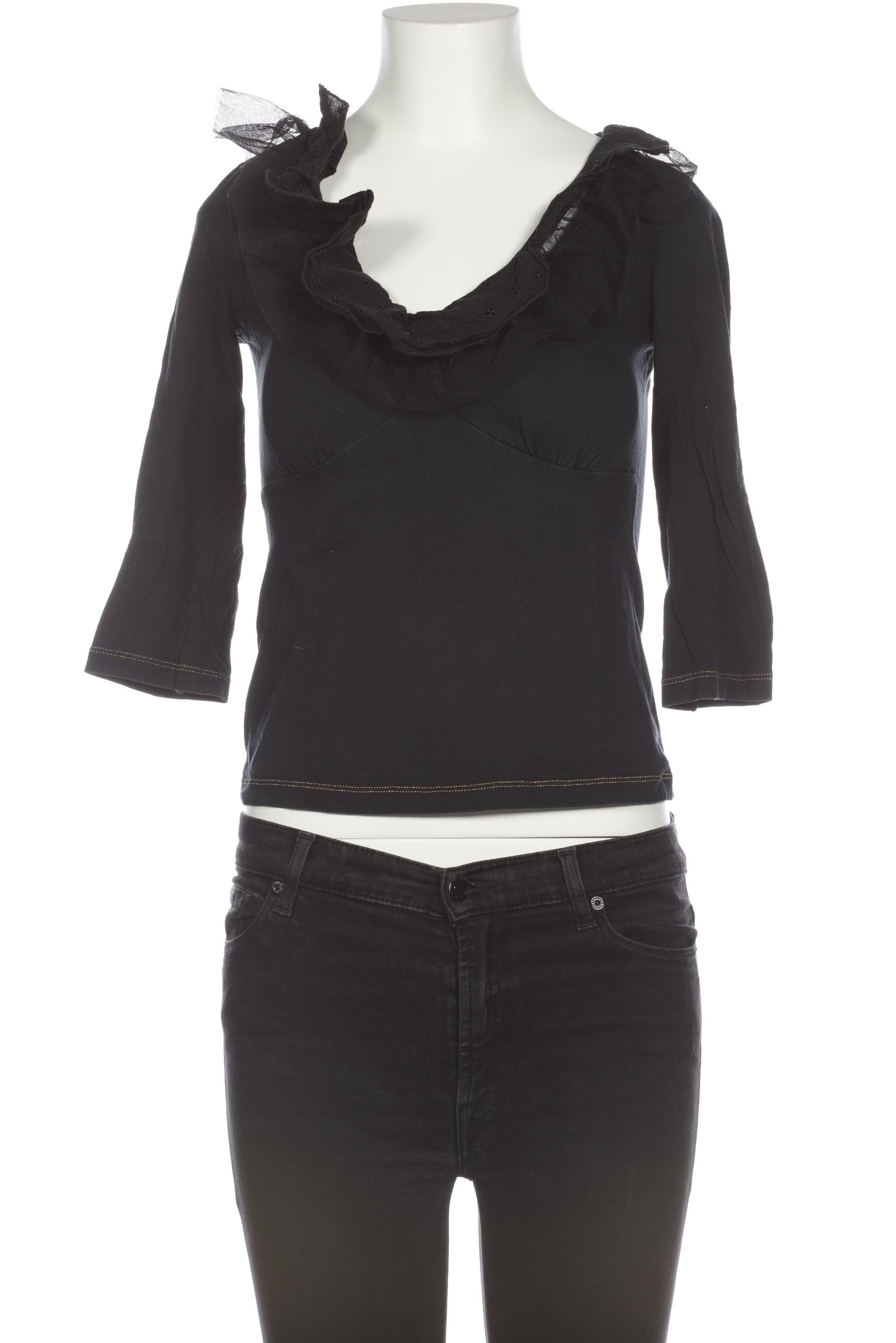 

Stefanel Damen Langarmshirt, schwarz, Gr. 36