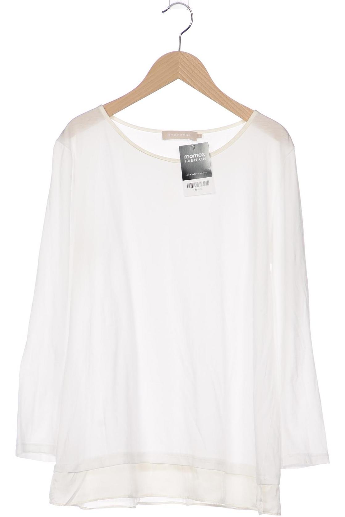 

Stefanel Damen Langarmshirt, cremeweiß, Gr. 42