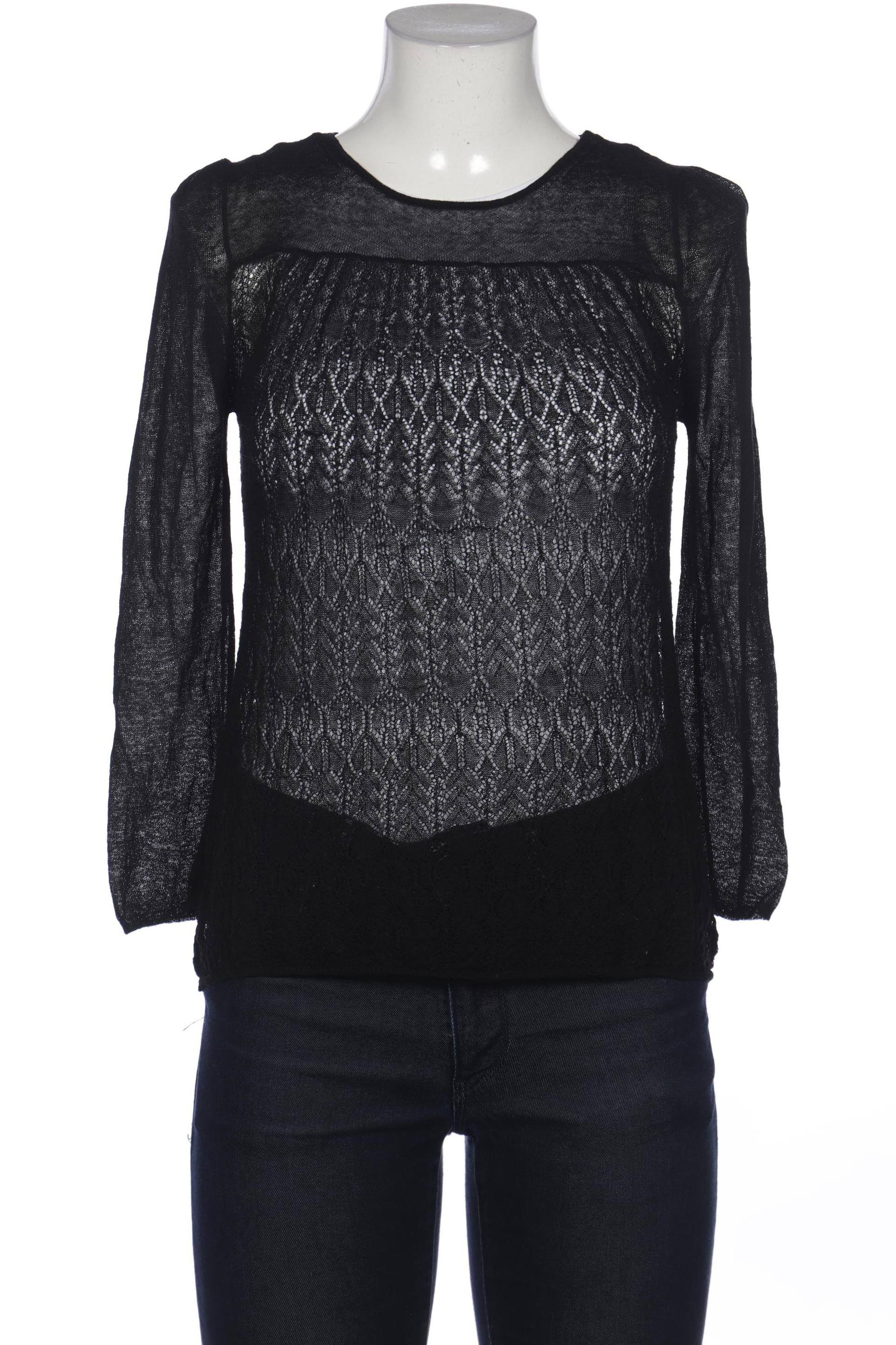 

Stefanel Damen Langarmshirt, schwarz, Gr. 38